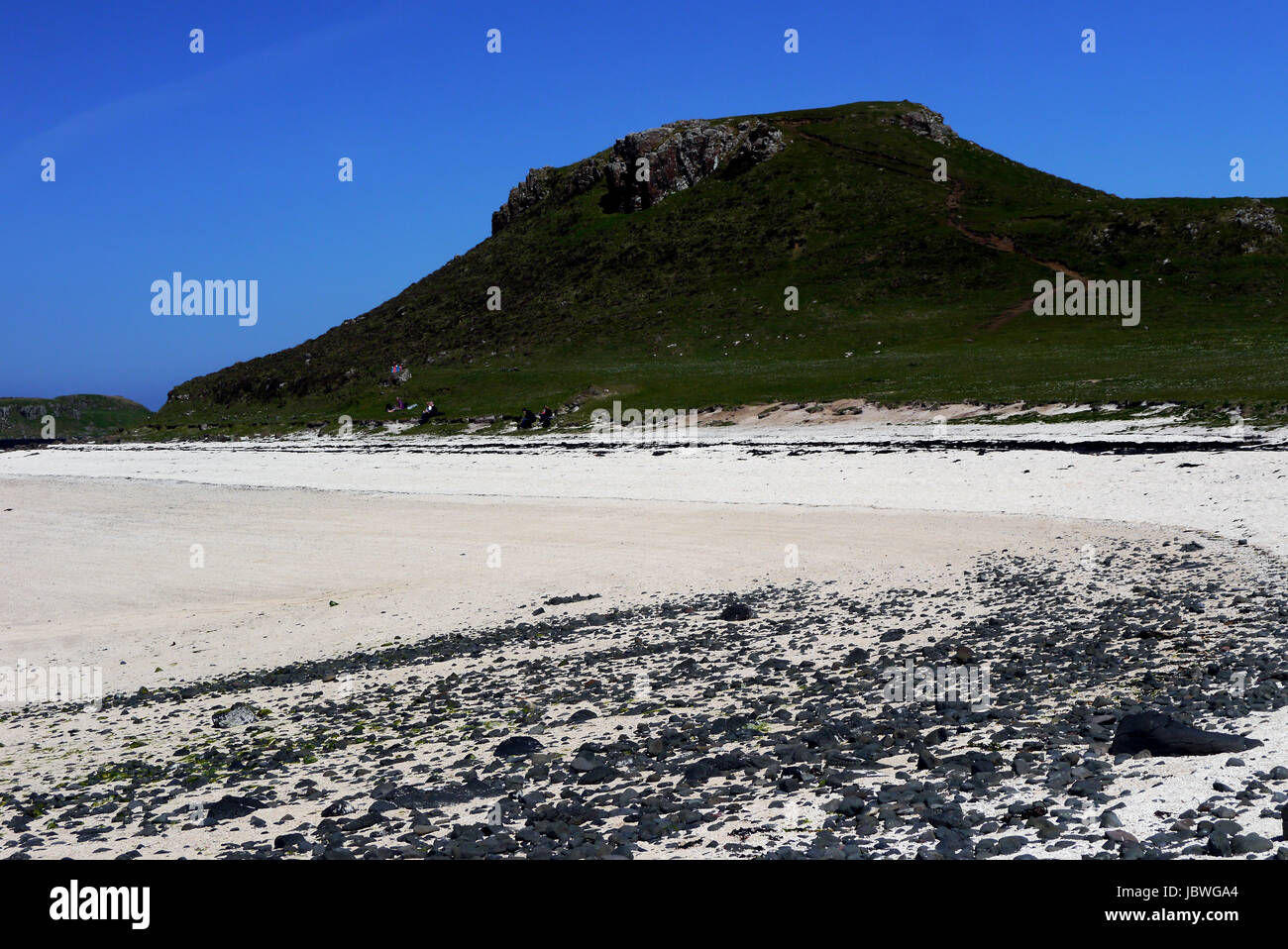 Cerca de la playa Coral Claigan desiertas, Dunvagan, Isla de Skye, Escocia, Reino Unido Foto de stock