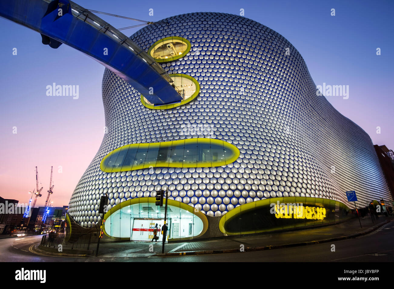 La imponente y estrafalario Selfridges & Co Edificio en Birmingham, Reino Unido Foto de stock