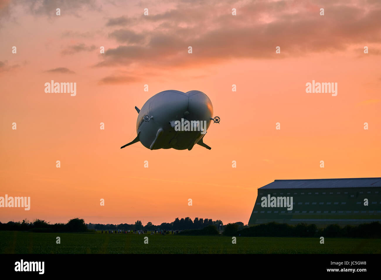 Airlander 10 de junio de 2017 Foto de stock