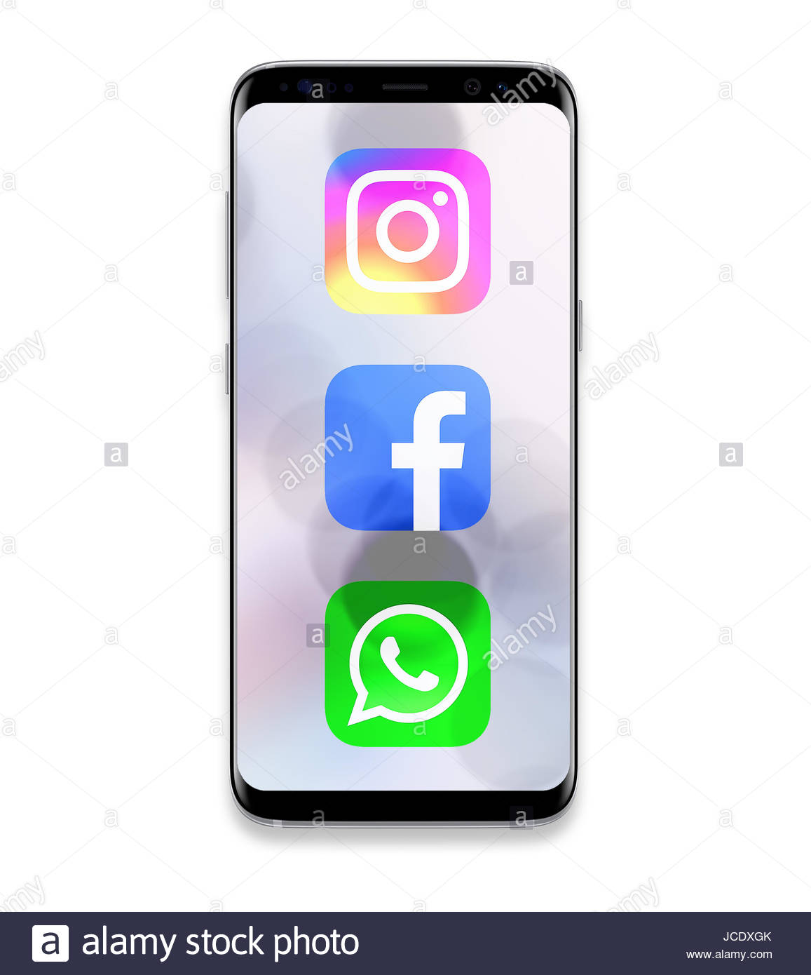 Icono del logotipo Instagram WhatsApp Facebook app Foto ...
