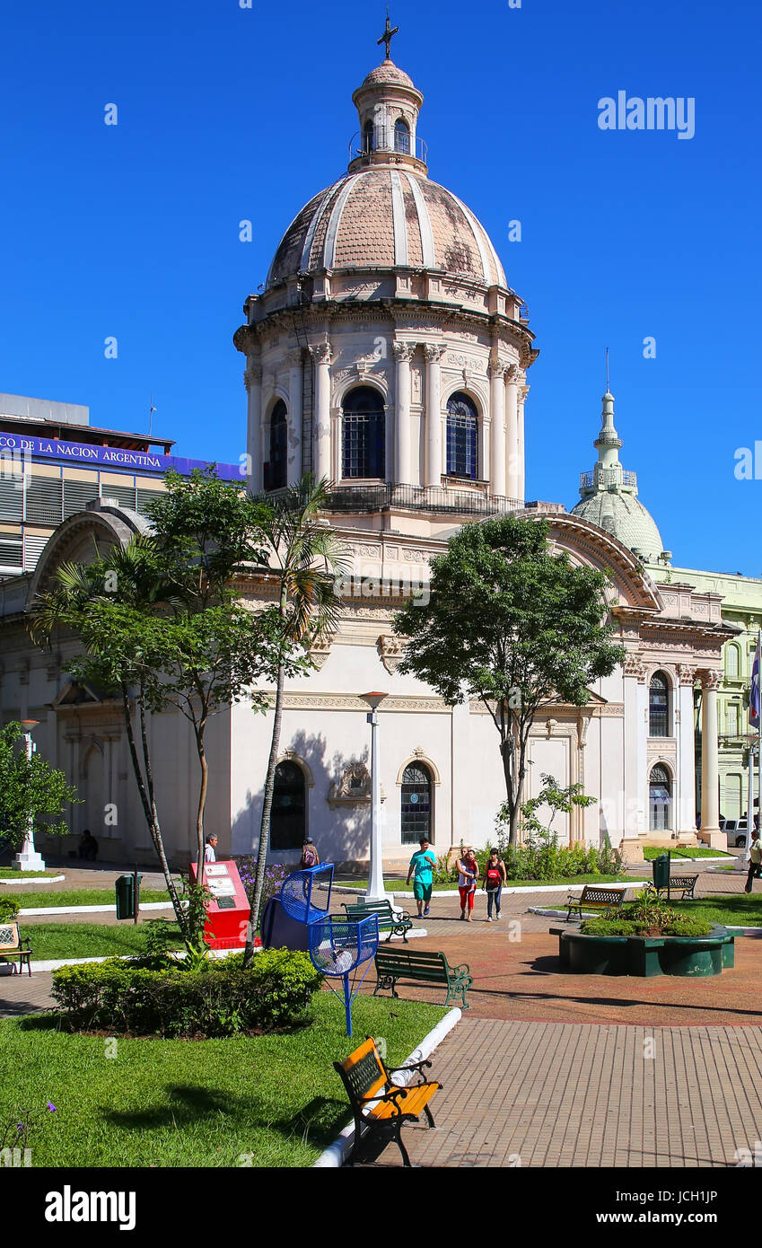 Panteón Nacional de los héroes en Asunción, Paraguay. Es el mausoleo del país, donde descansan los restos de los grandes héroes del paraguayo hola Foto de stock