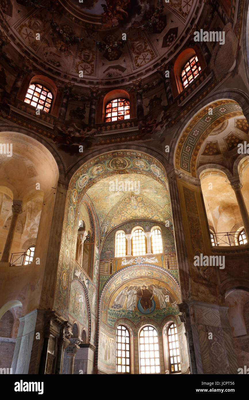 Kirche San Vitale (6. Jahrhundert),Basilika San Vitale,Ravenna, Emilia-Romaña,Italien,Europa Foto de stock
