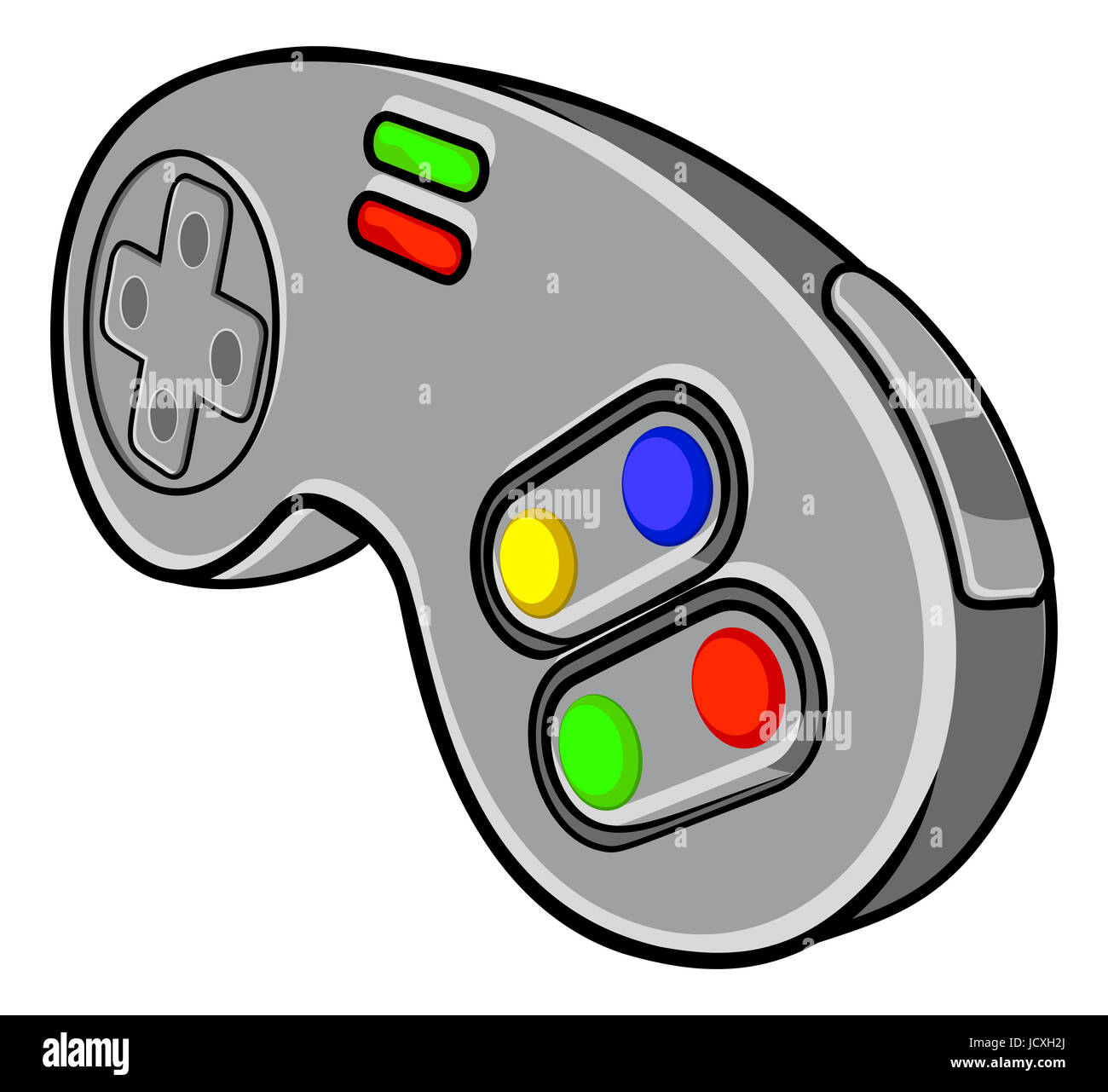 Un controlador de la consola de video juegos icono almohadilla Foto de stock