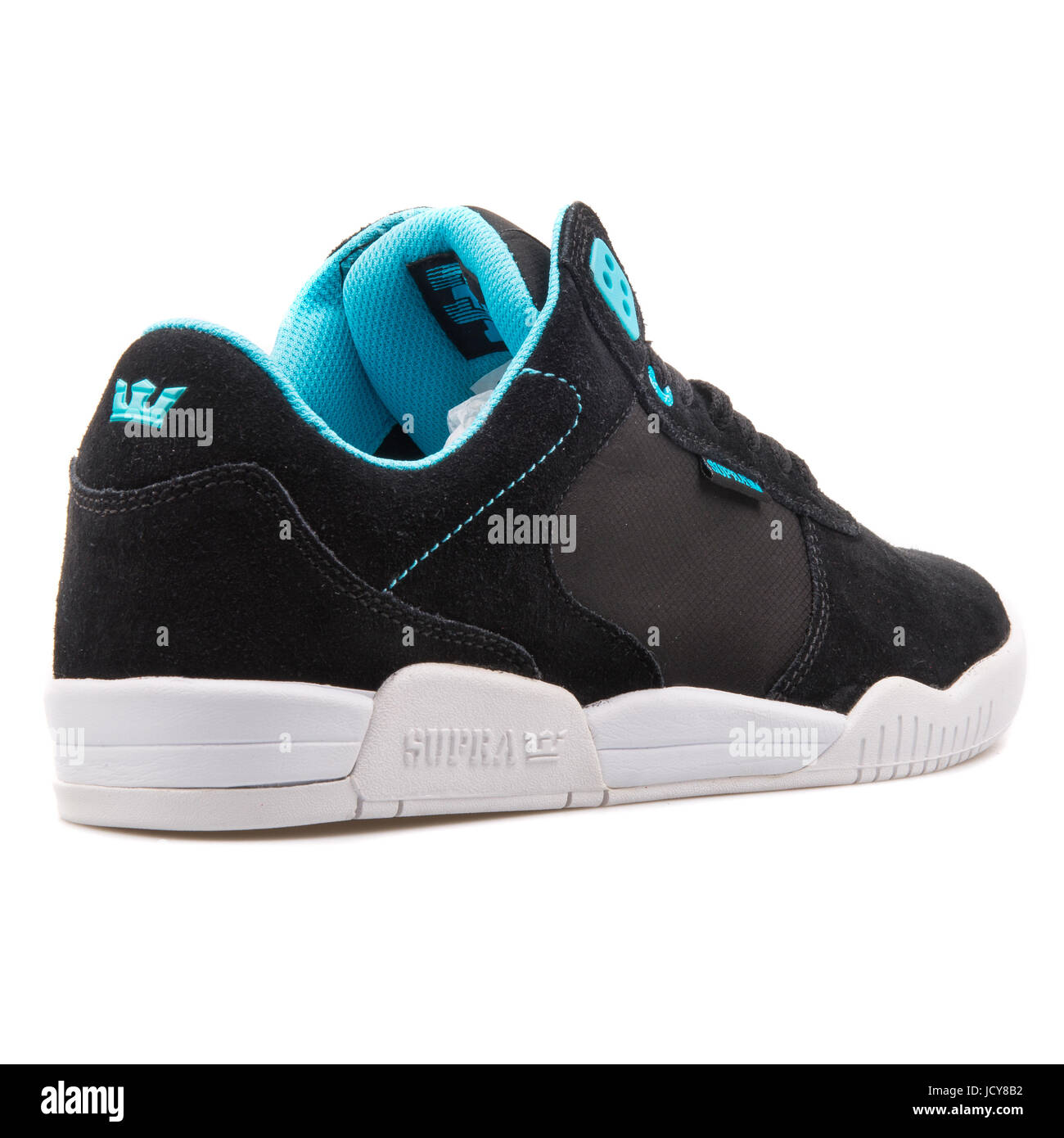 Ellington supra negro y azul para hombres zapatos deportivos - S73027  Fotografía de stock - Alamy