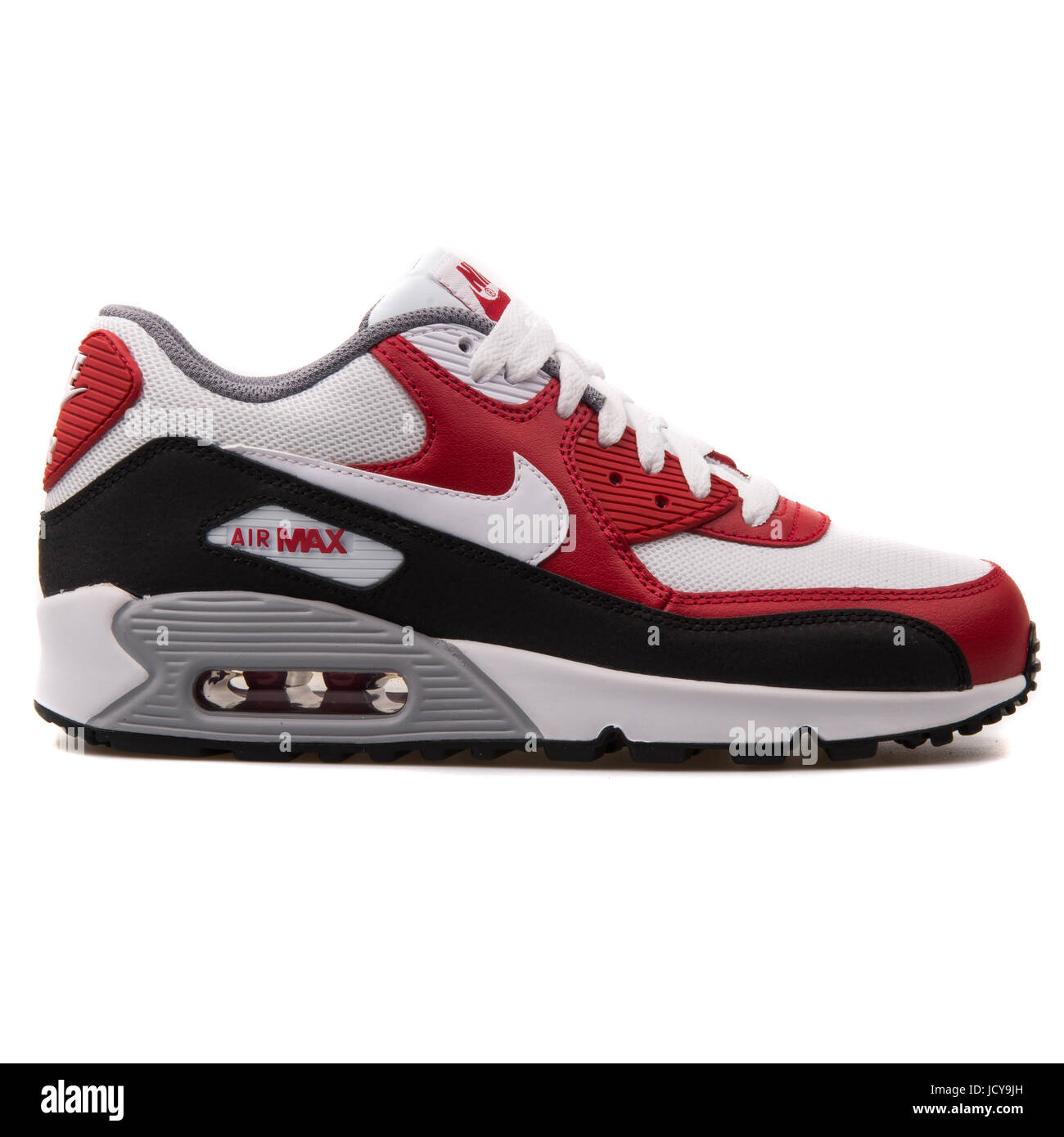 Nike Air Max 90 Malla (GS), blanco, rojo y negro de la Juventud calzados  running - 724824-102 Fotografía de stock - Alamy