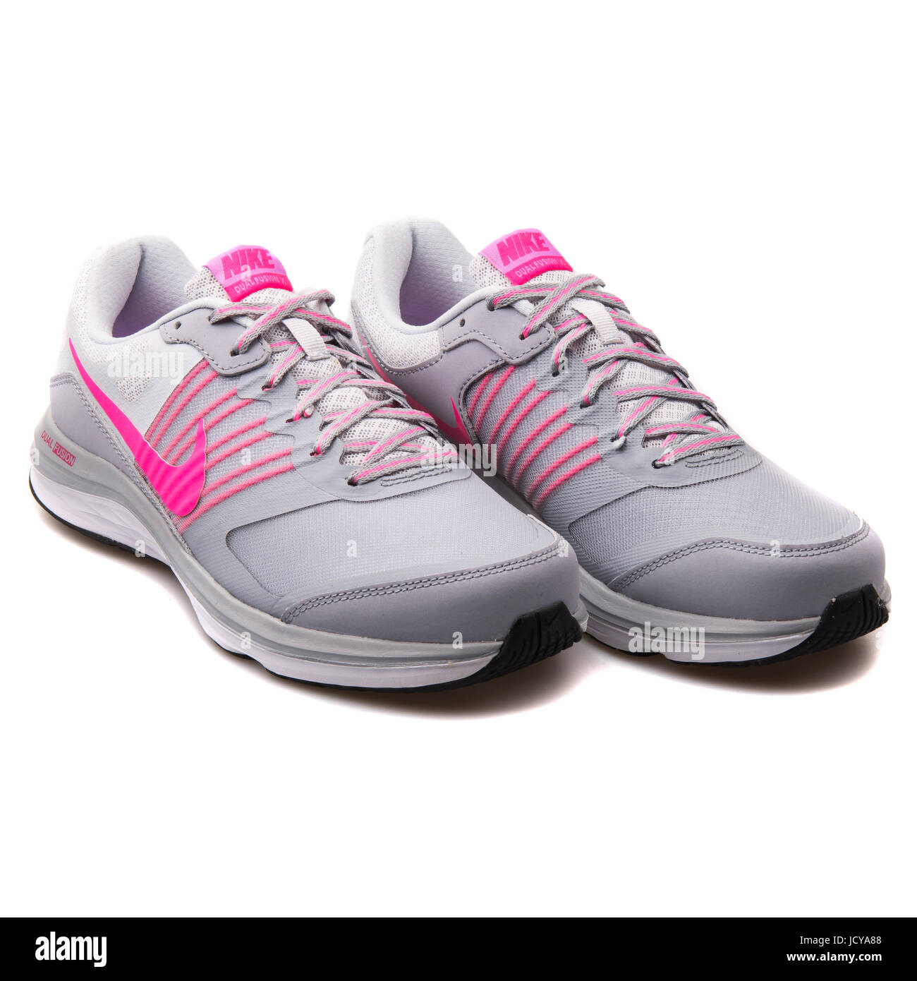 WMNS Nike Dual Fusion x lobo gris y rosa Zapatillas mujeres - 709501-006 de stock - Alamy