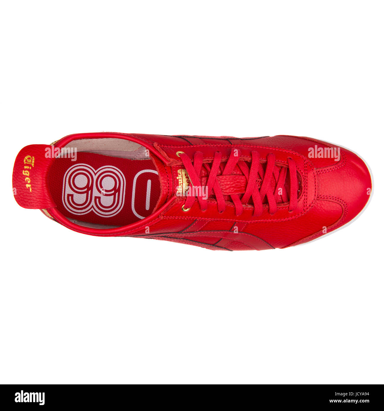 México 66 Calzado deportivo de cuero rojo - D507L-2323 Fotografía de stock - Alamy