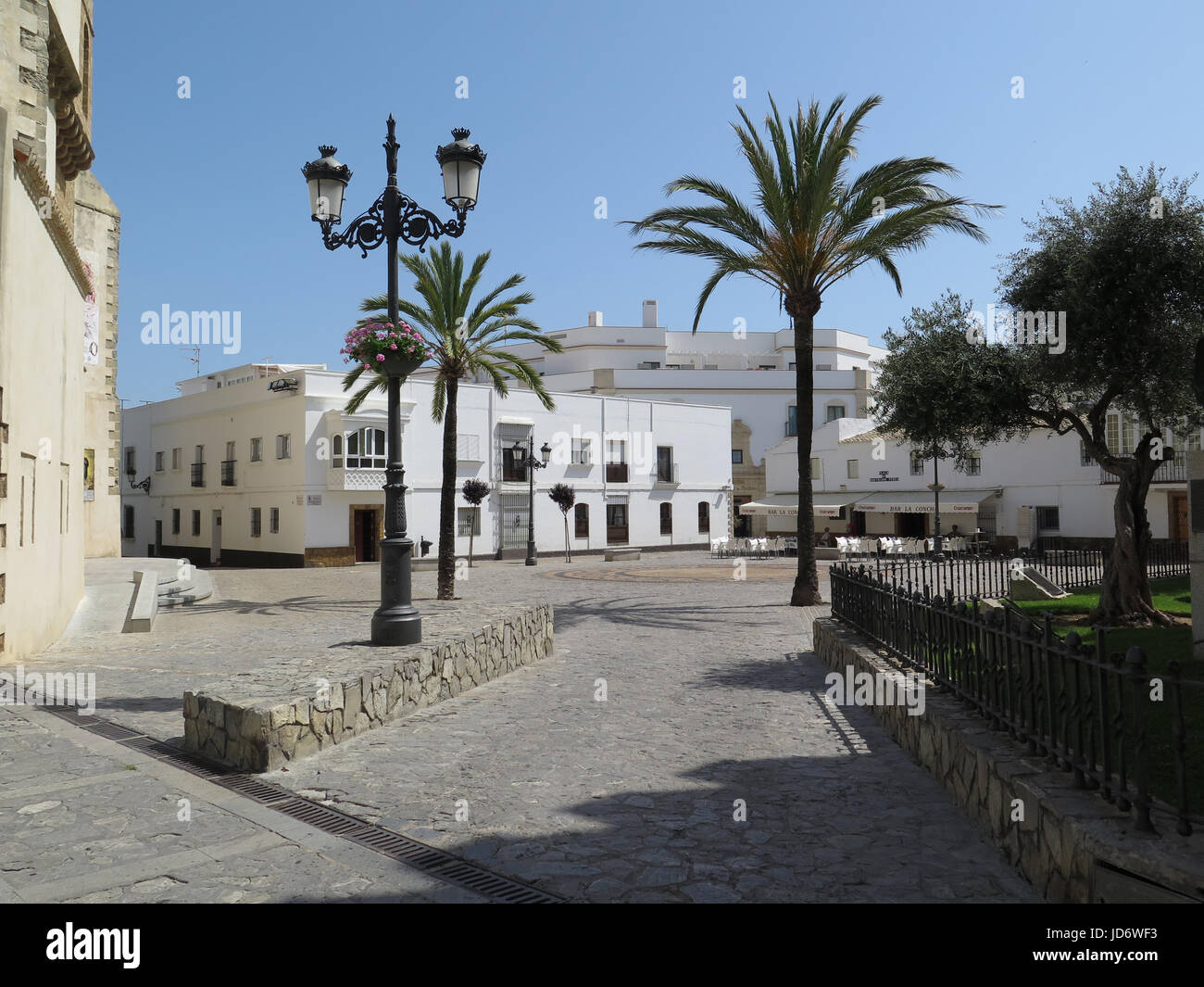 La Plaza de Bartolomé Pérez, Rota, Cádiz, España Fotografía de stock - Alamy