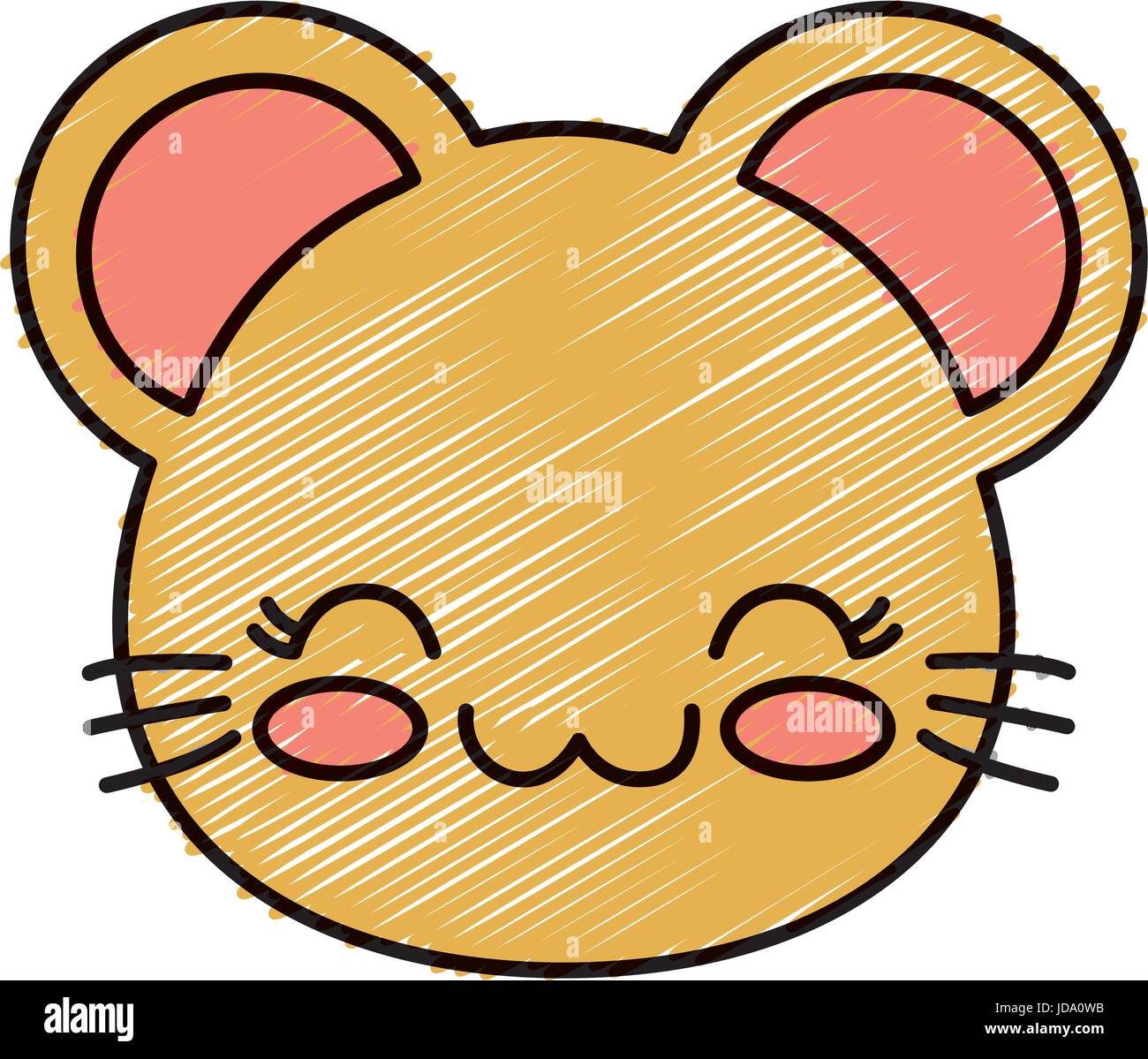 Kawaii icono mouse Imagen Vector de stock - Alamy