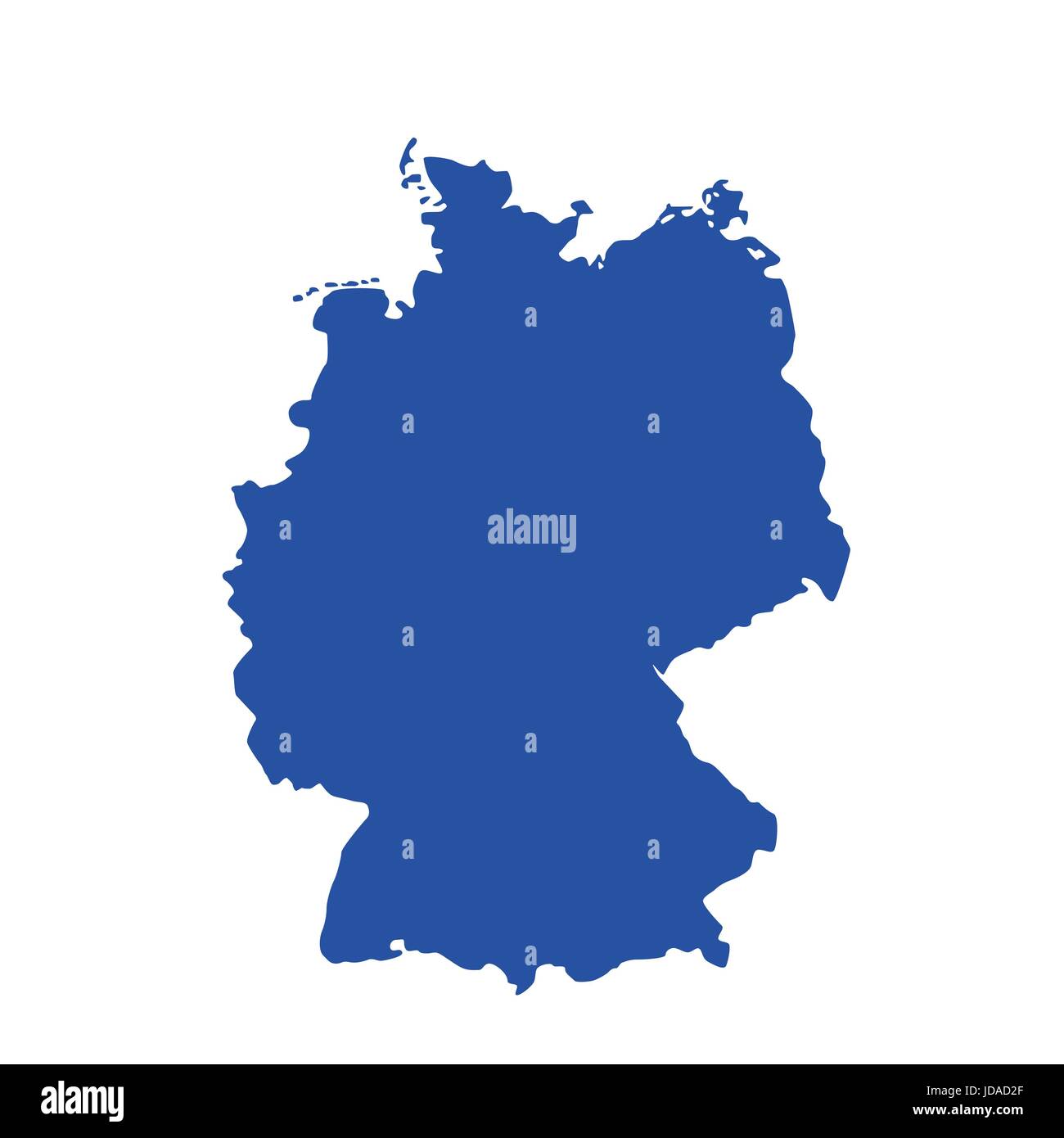 Mapa De Alemania Ilustración Vectorial Imagen Vector De Stock Alamy 6669