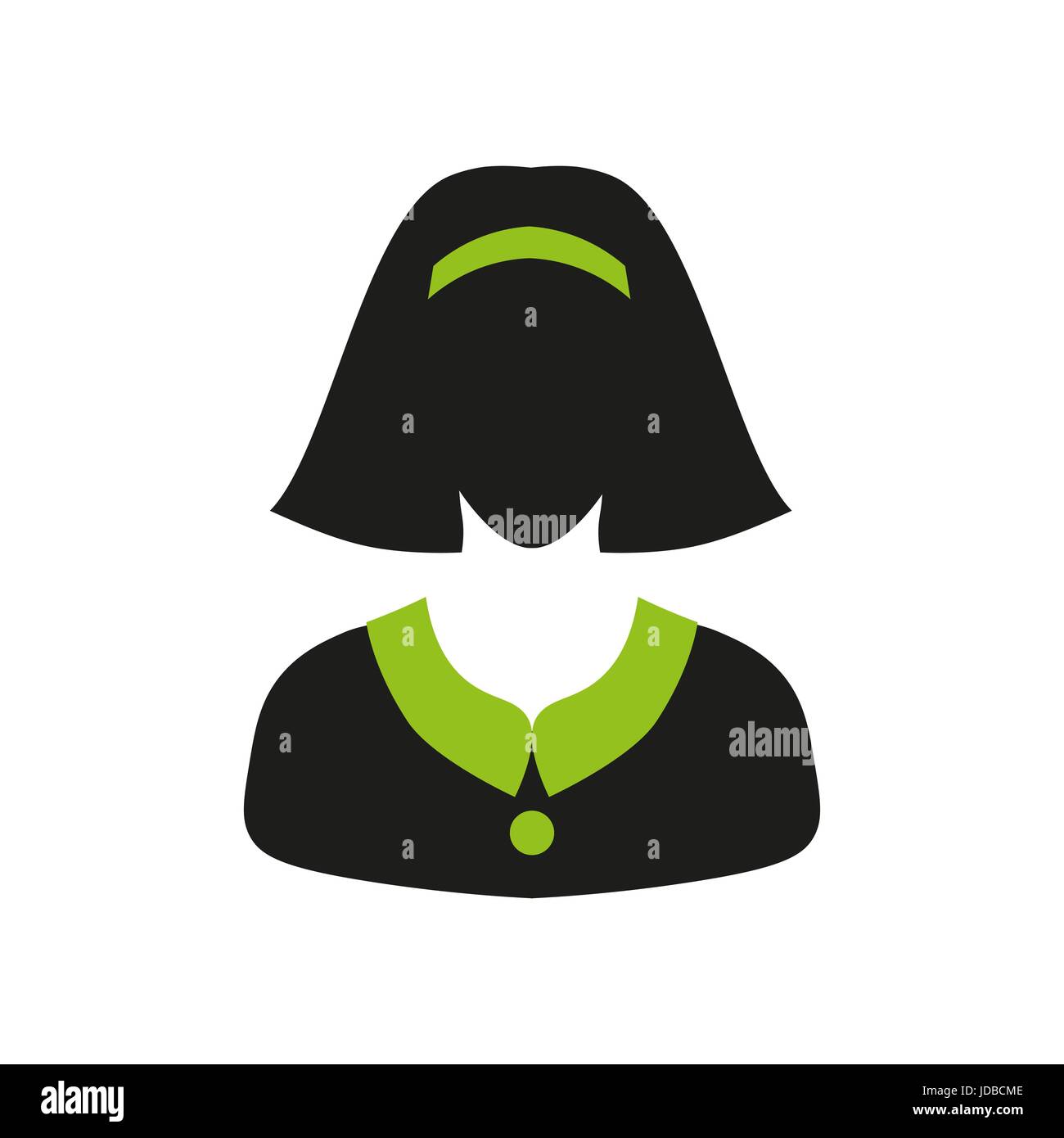 Icono de vector mujer de negocios Ilustración del Vector