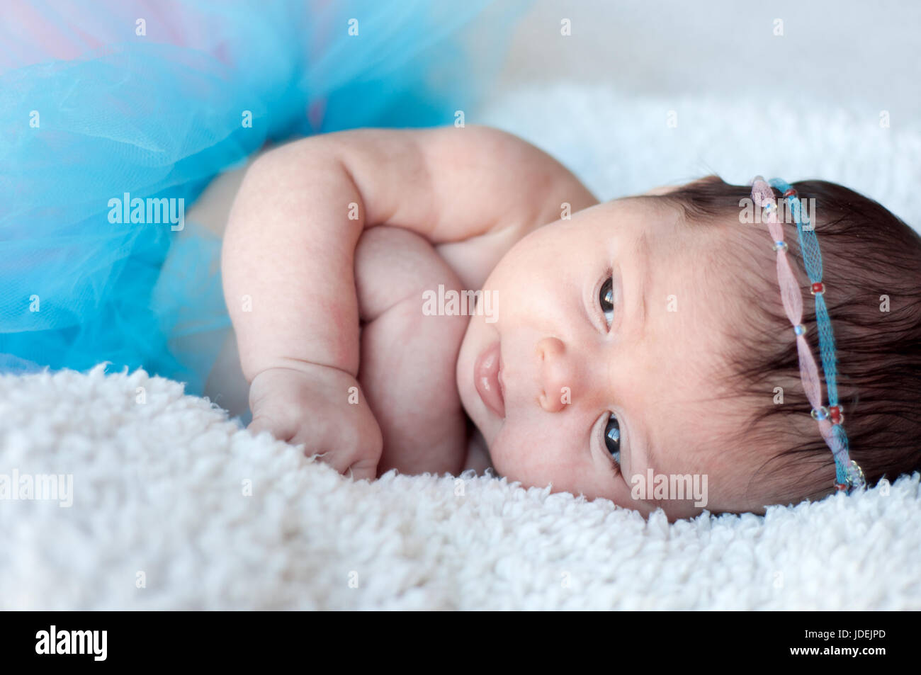 Bebe Nina Retrato De Una Nina Recien Nacida Con Un Esponjoso De La Falda Y La Rosa Azul Cintillos Con Cordones Fotografia De Stock Alamy Bebe Nina Retrato De Una Nina Recien Nacida Con Un Esponjoso De La Falda Y La Rosa Azul Cintillos Con Cordones Fotografia De Stock Alamy