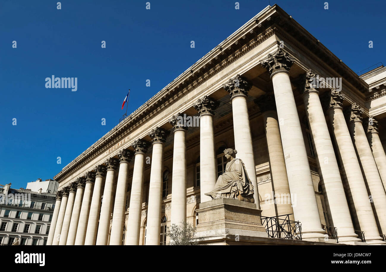 La Bolsa de París- Palacio Brongniart ,en París, Francia Fotografía de  stock - Alamy