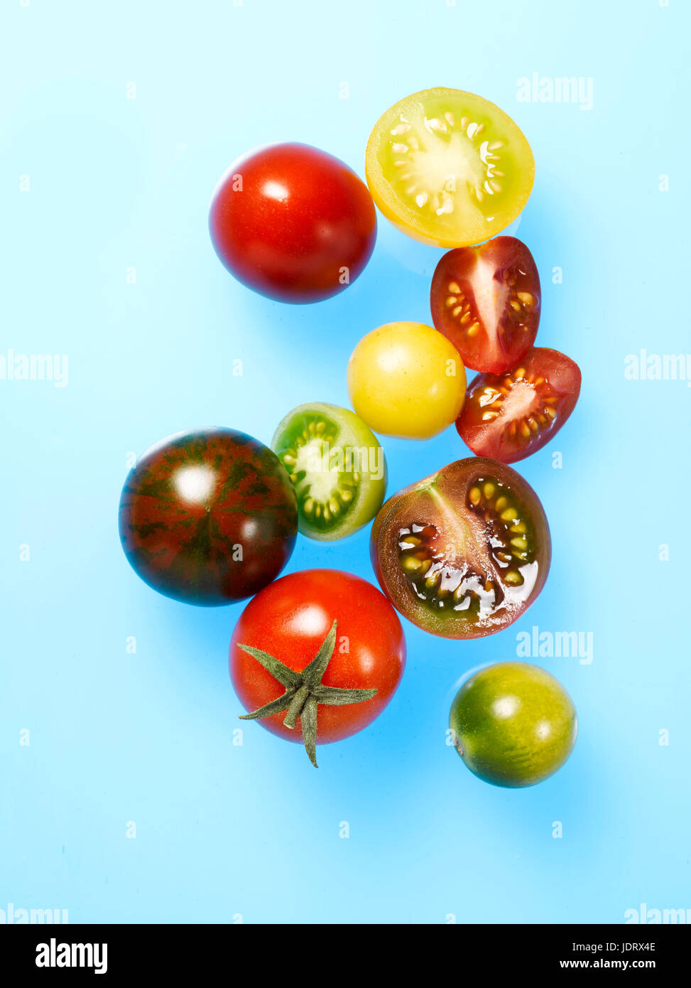 Tomates cherry Foto de stock