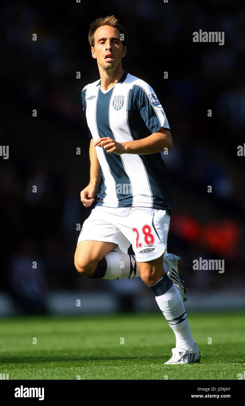 BORJA VALERO West Bromwich Albion FC THE HAWTHORNS West Bromwich Inglaterra 13 de septiembre de 2008 Foto de stock