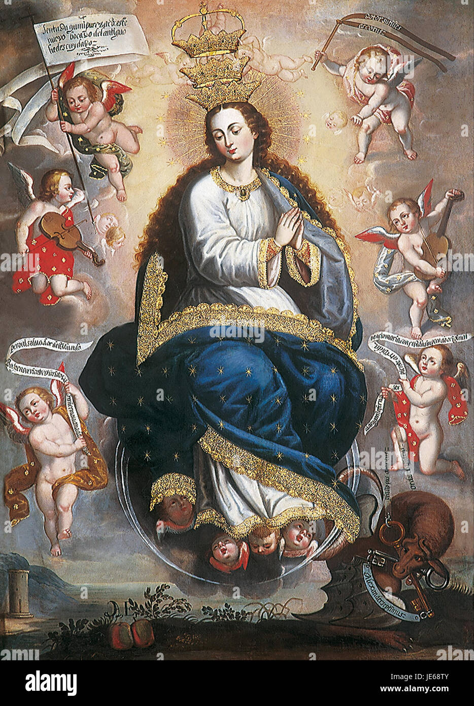 Basilio de Santa Cruz Pumacallao Inmaculada Virgen victoriosa