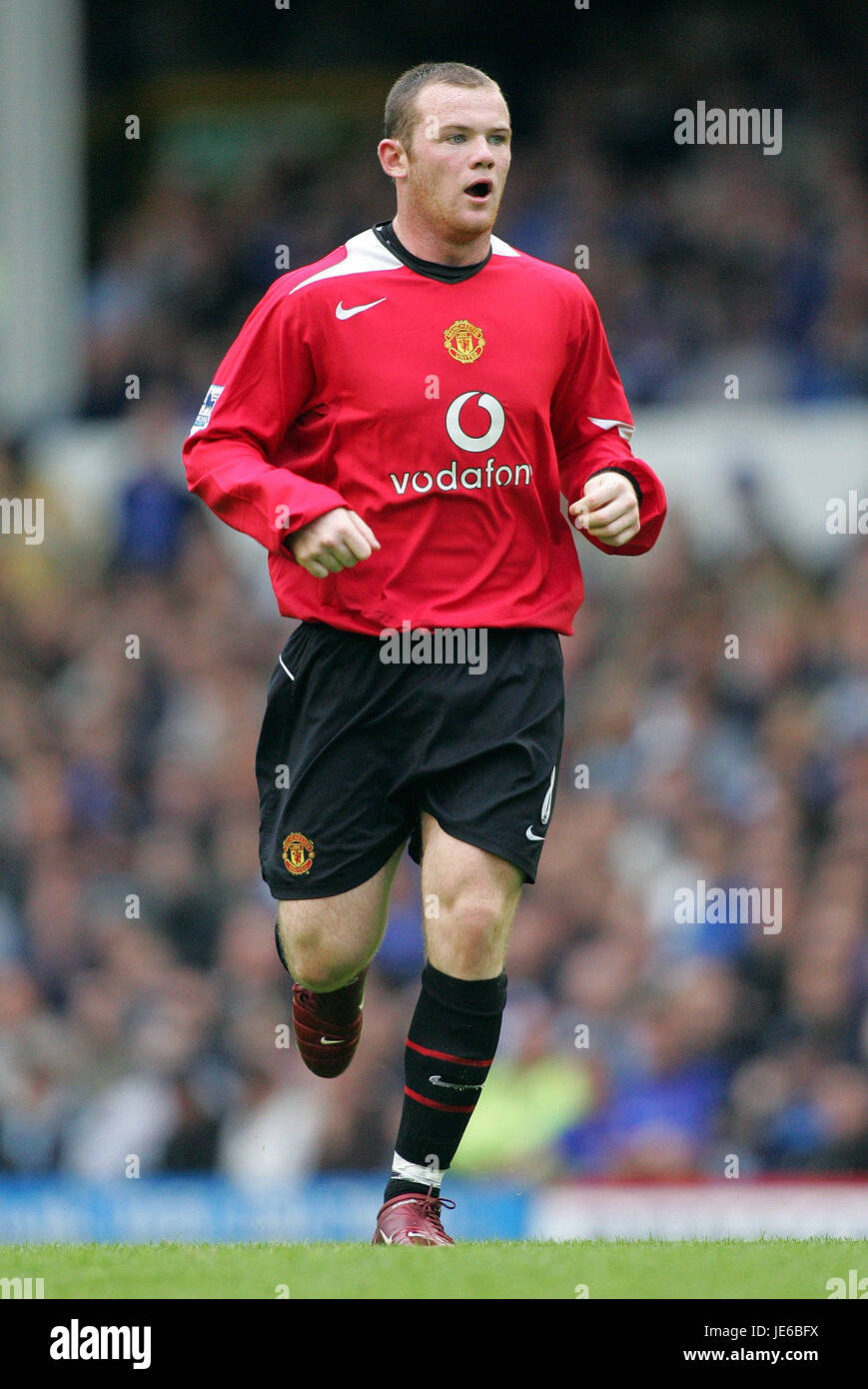 WAYNE ROONEY, el Manchester United FC, Everton V MAN UTD, 2005 Fotografía de  stock - Alamy