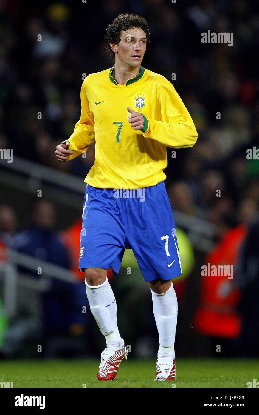 Brasil ELANO y el Shakhtar Donetsk del Emirates Stadium, el Arsenal de Londres, 06 de febrero de 2007 Foto de stock