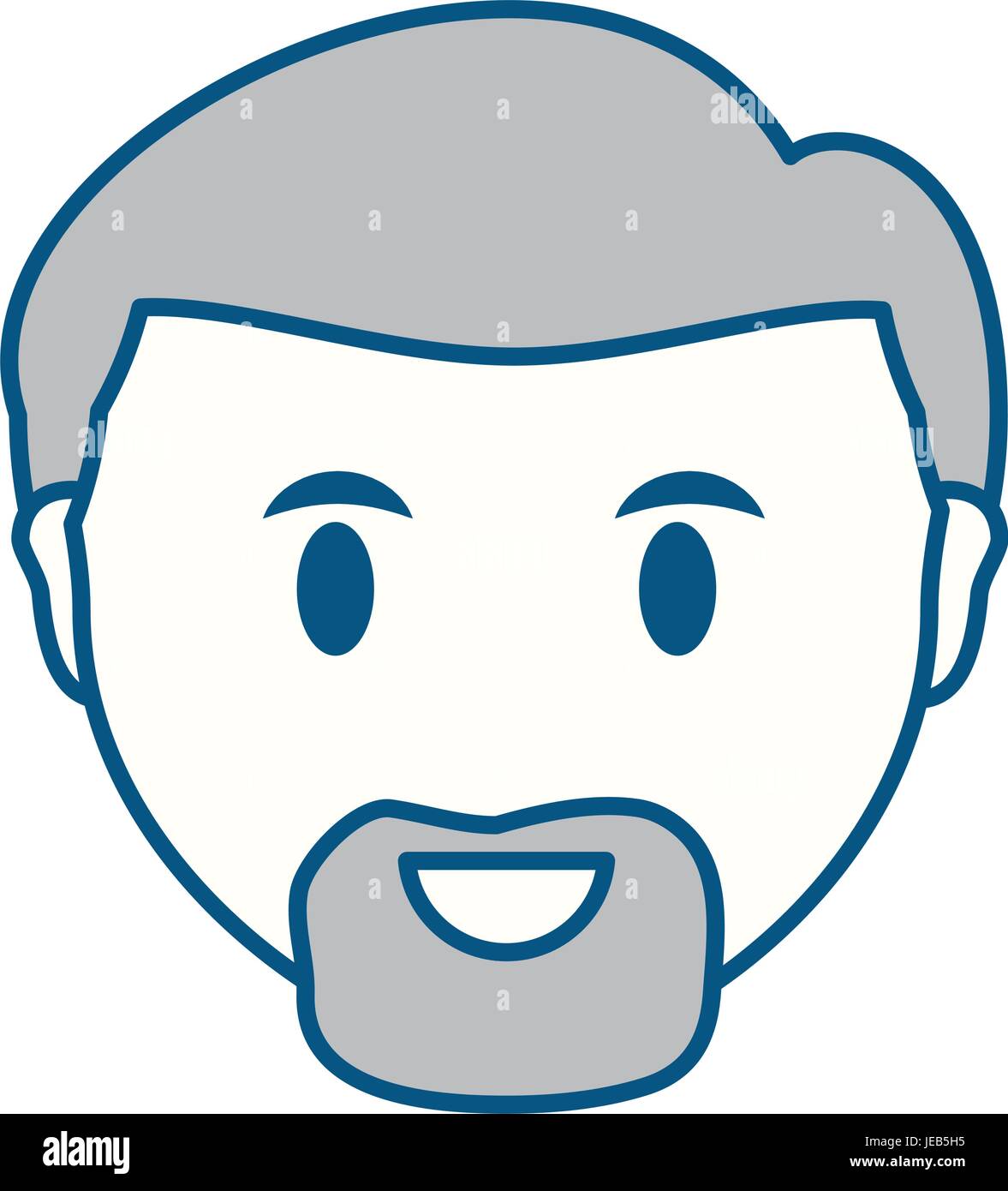 Cara De Dibujos Animados Para Adultos Imagen Vector De Stock Alamy