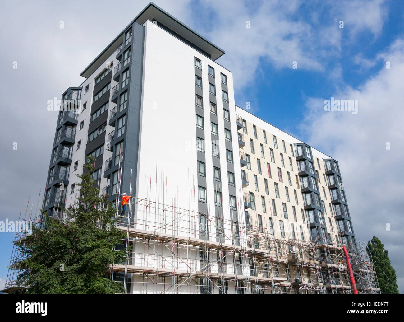 El revestimiento está equipado a Kennedy Gardens en Billingham, al