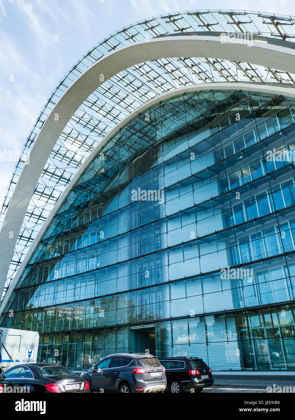 Edificio de oficinas 'Berliner Bogen" en Hamburgo, Alemania. Foto de stock