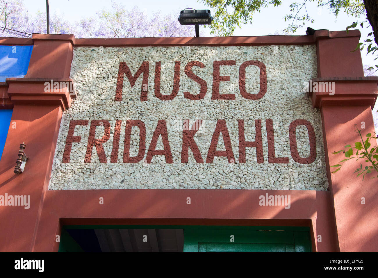 Museo Frida Kahlo, Ciudad de México, México Foto de stock