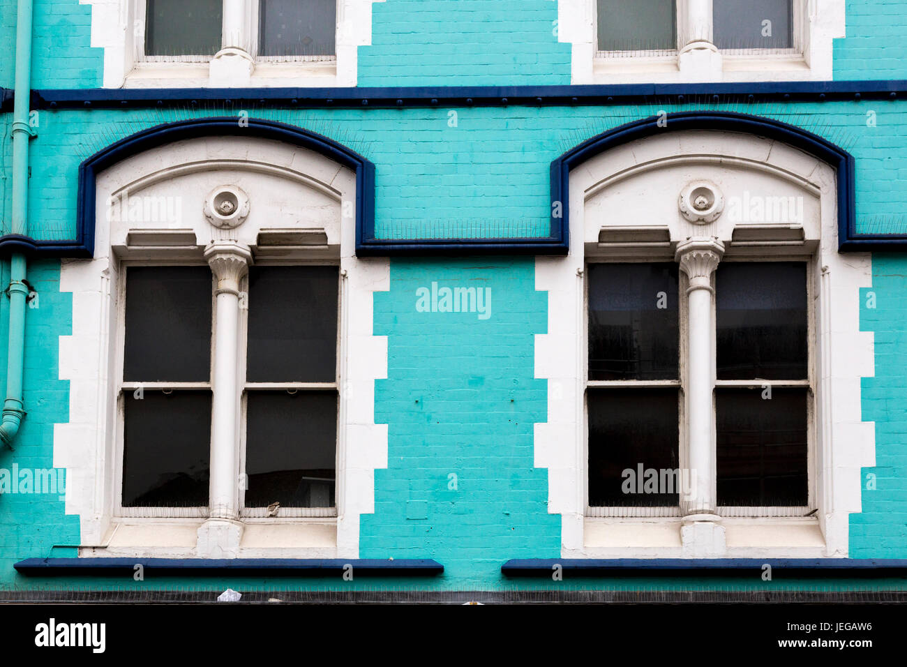 Newcastle-upon-Tyne, Inglaterra, Reino Unido. Northumberland Street Windows. Foto de stock