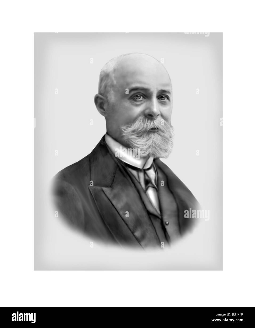 Henri Becquerel, 1852 - 1908, el físico francés Foto de stock