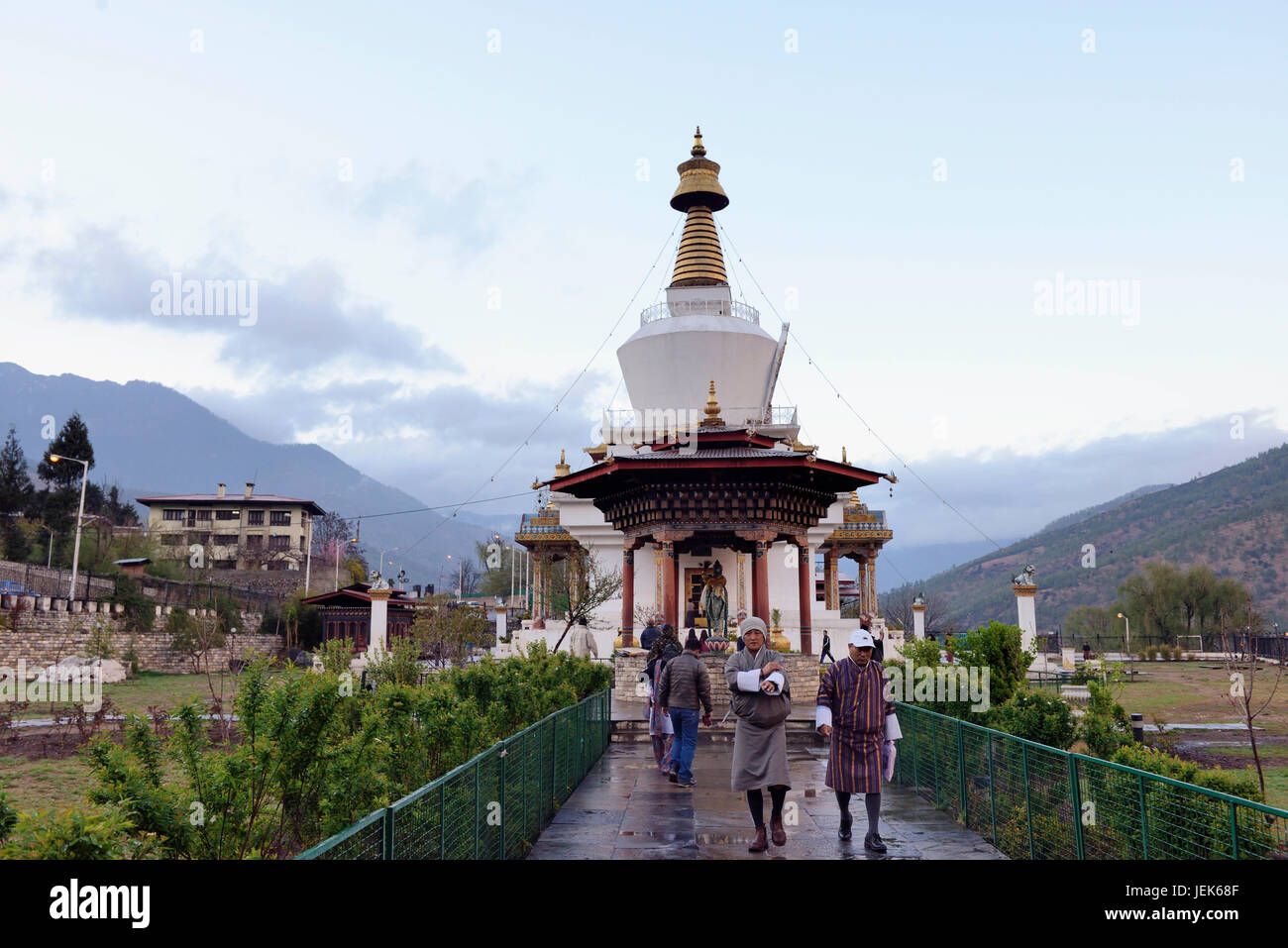 National Memorial chorten, Thimphu, Bután, Asia Foto de stock