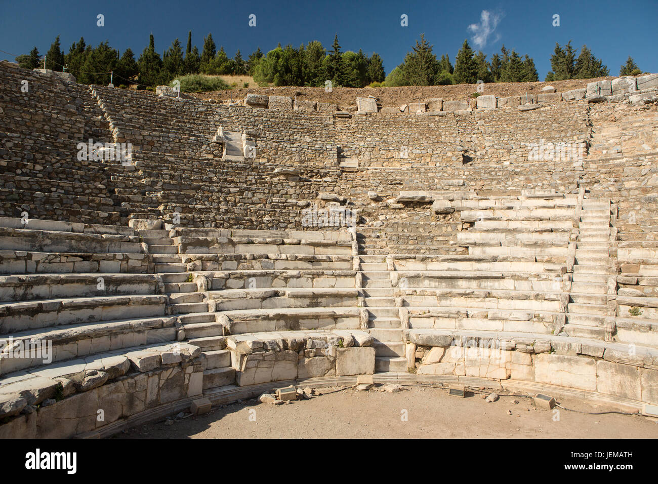 La antigua ciudad de Éfeso en la ciudad de Izmir, Turquía Foto de stock