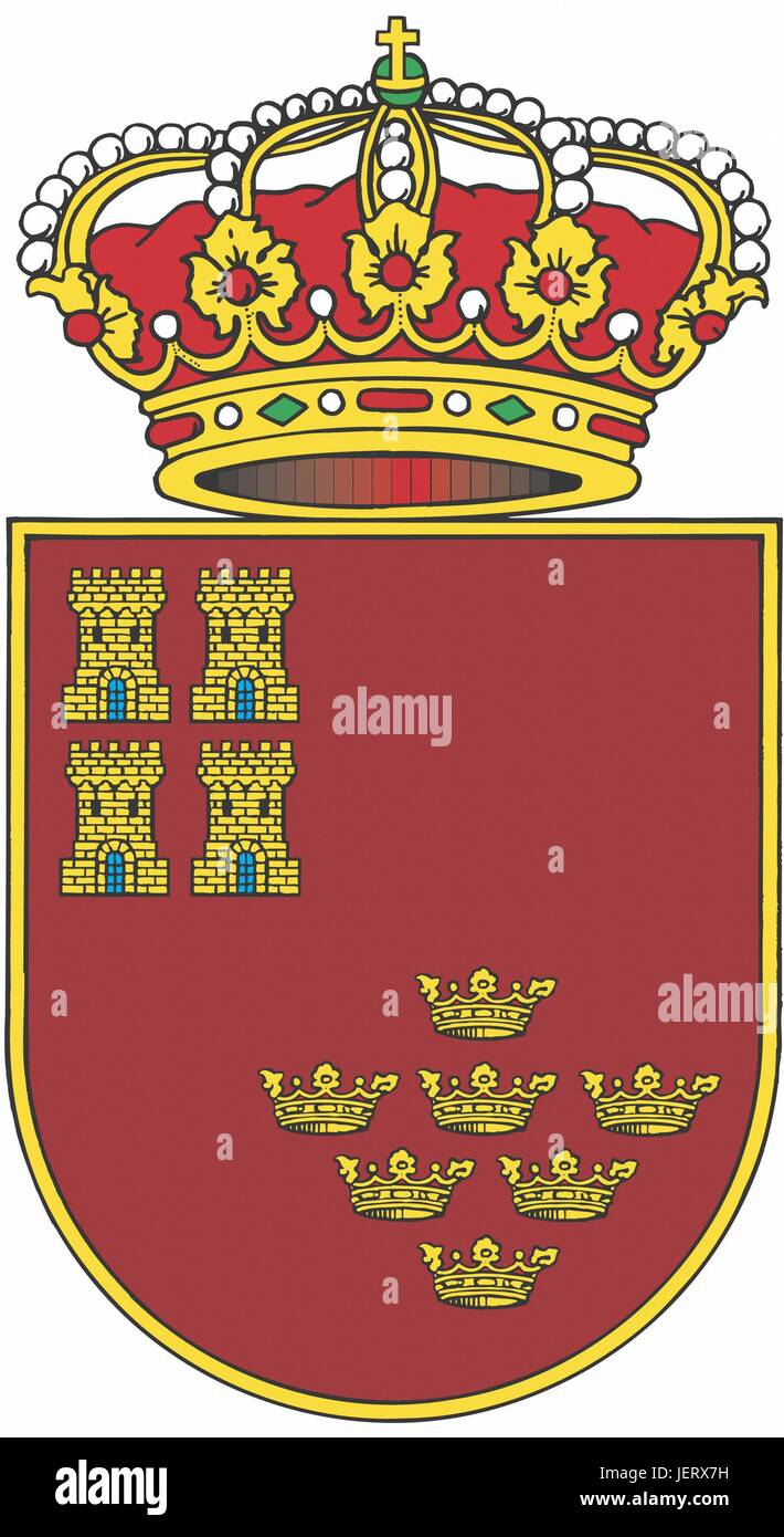 Escudo de Murcia Fotografía de stock Alamy