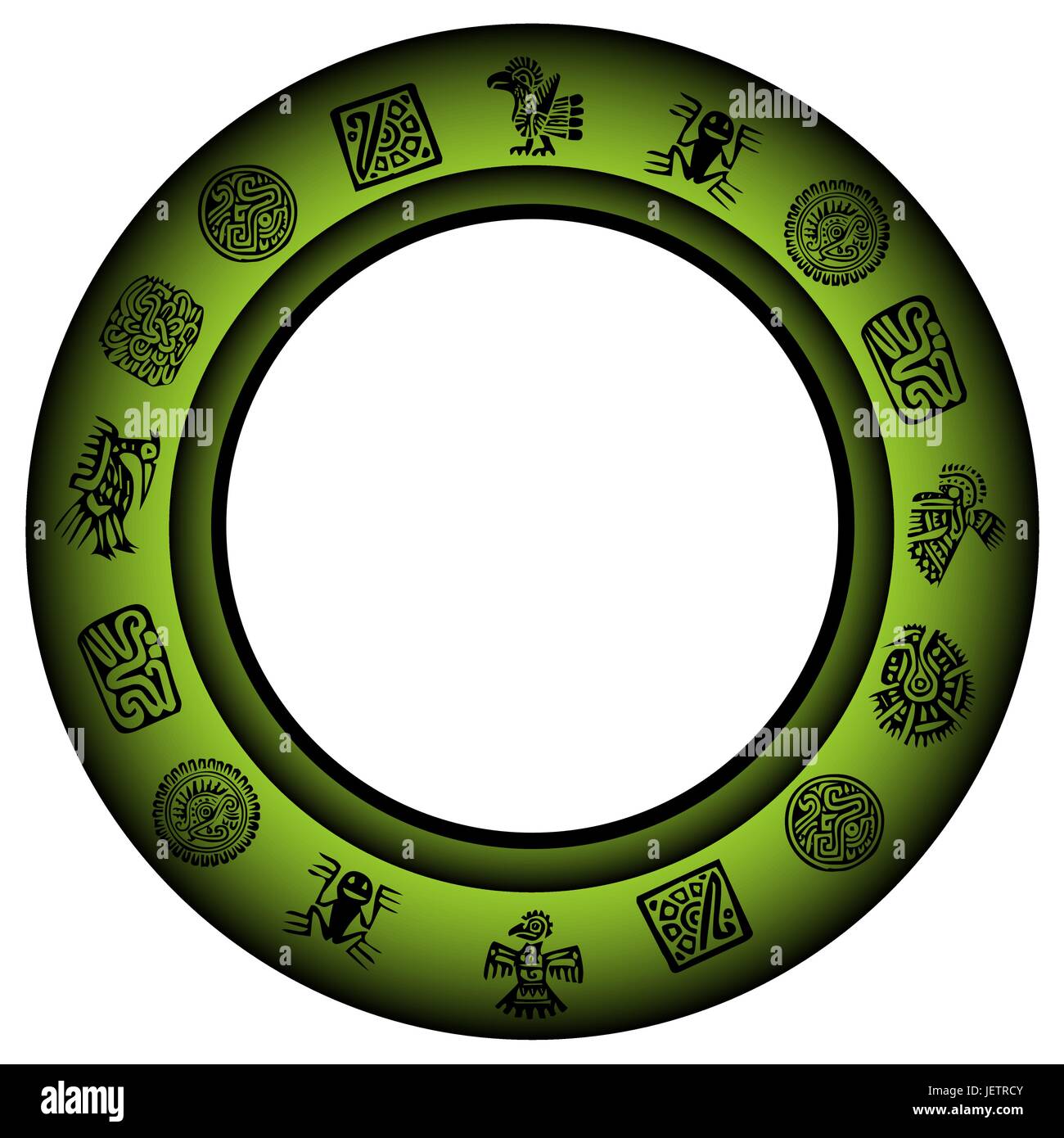 Anillos con signos símbolos - vector stock Vector de stock - Alamy