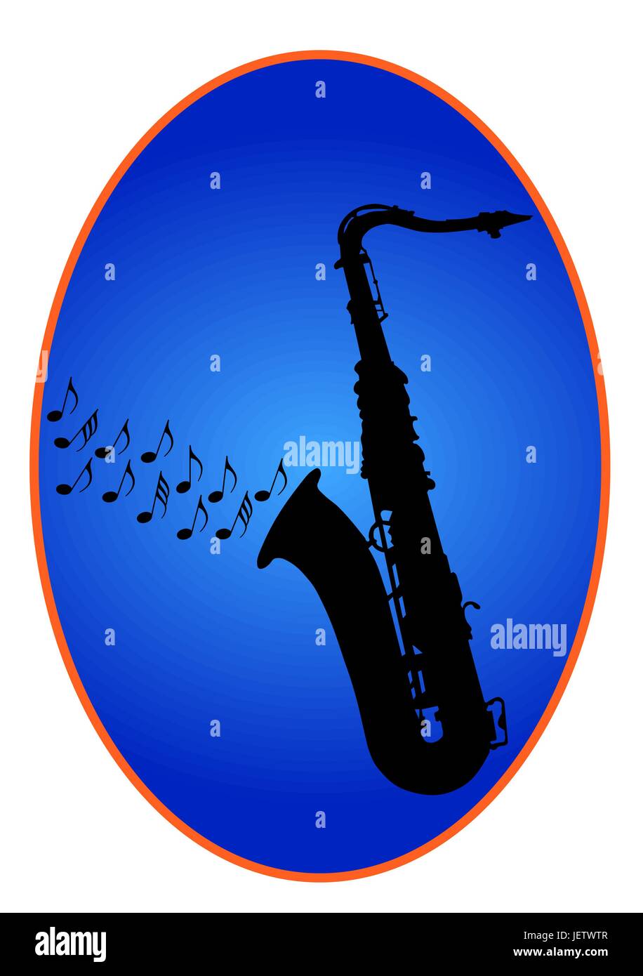 Saxofón, Juguete Aislado En Un Fondo Azul Fotos, retratos, imágenes y  fotografía de archivo libres de derecho. Image 14918999