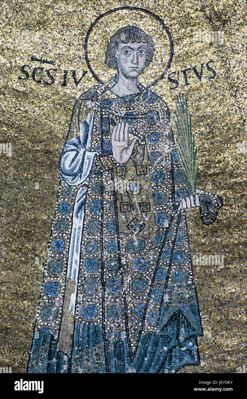 Saint justus de Trieste, la catedral de San Giusto Foto de stock
