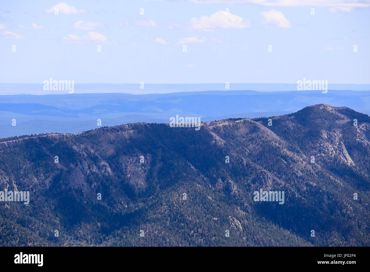 Ridge en las montañas Sandia Foto de stock