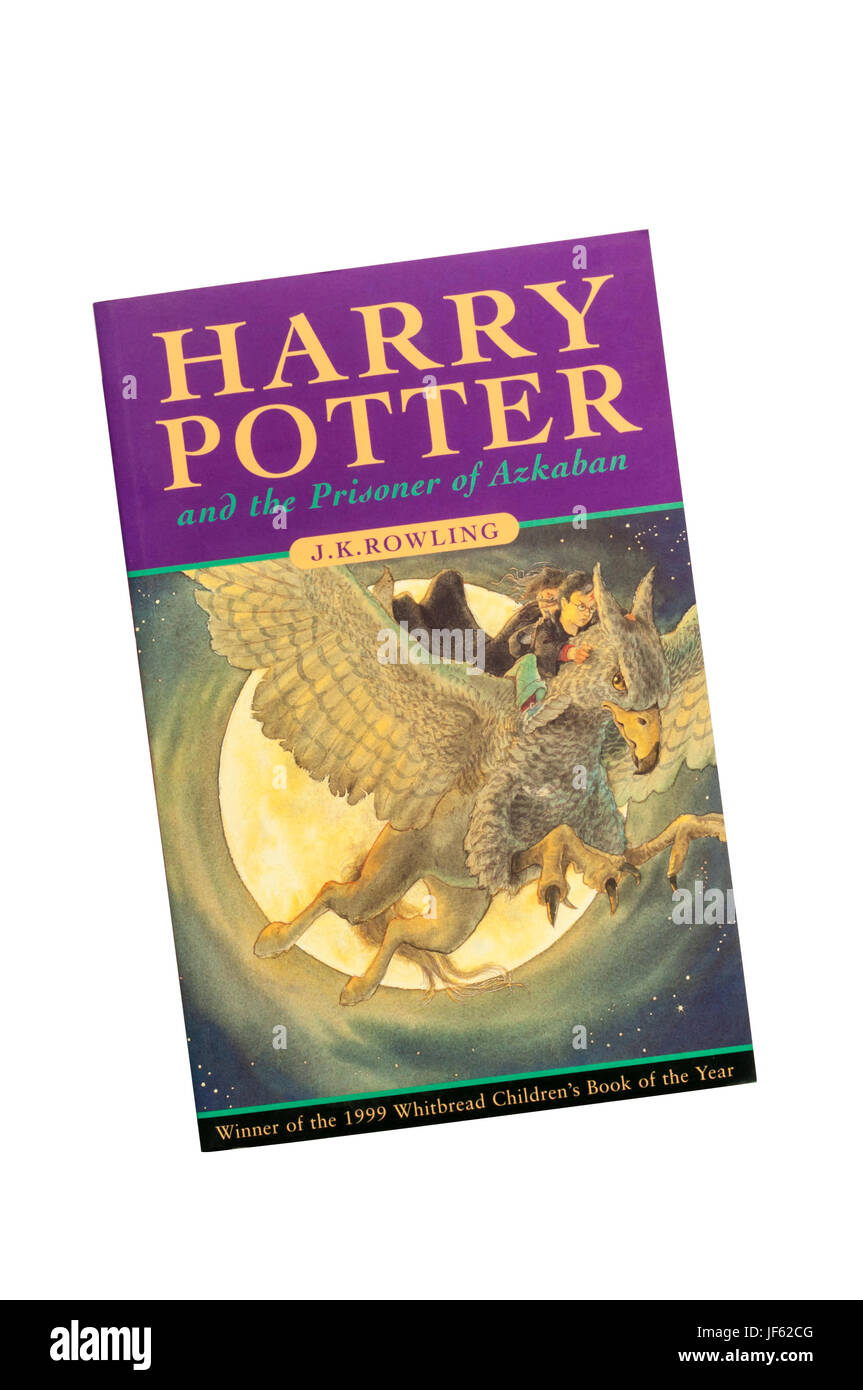 Un libro de bolsillo copia de Harry Potter y el Prisionero de Azkaban de J.K. Rowling. El tercer libro de la serie, publicada en 1999. Foto de stock