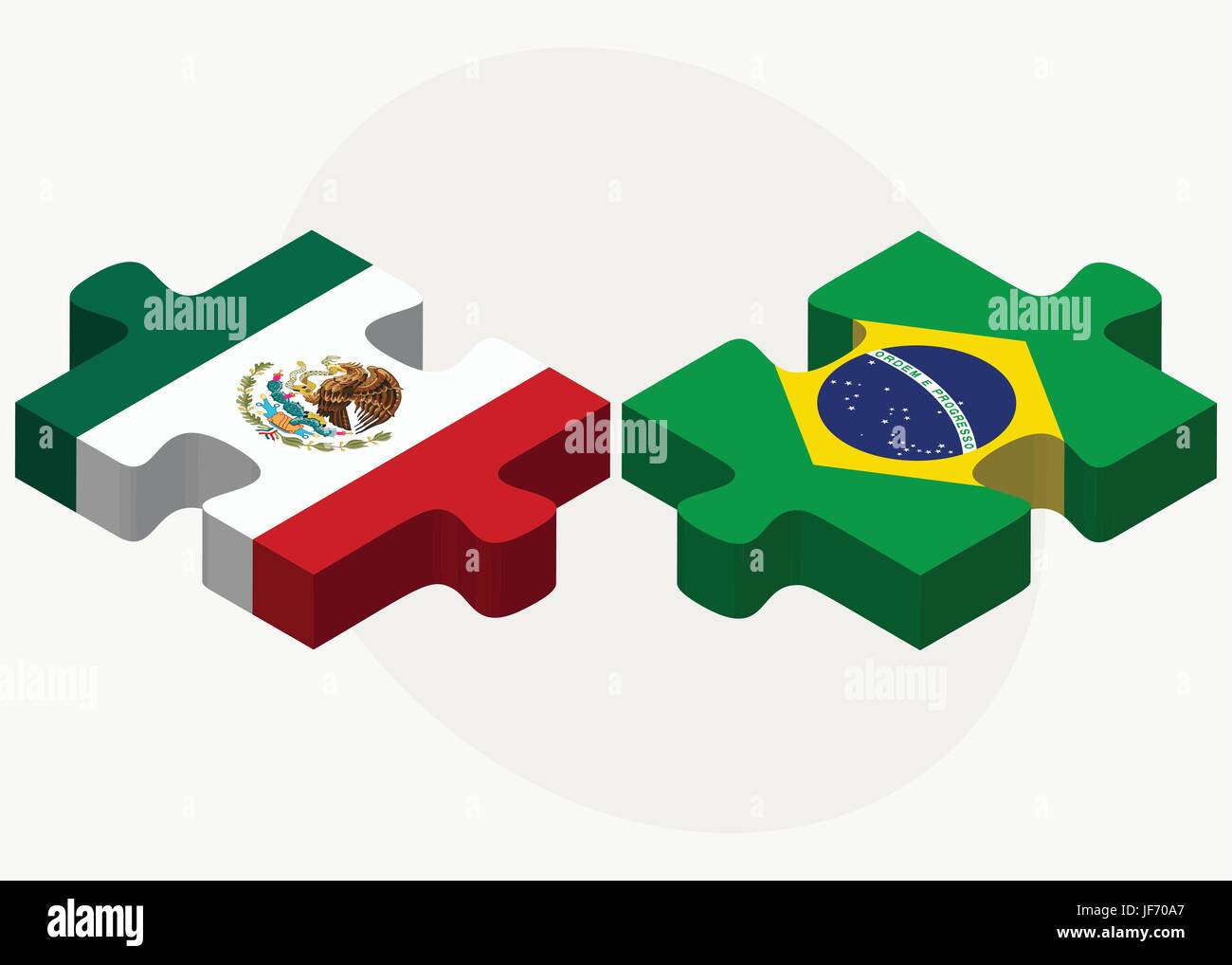 Rompecabezas de la bandera mexicana fotografías e imágenes de alta