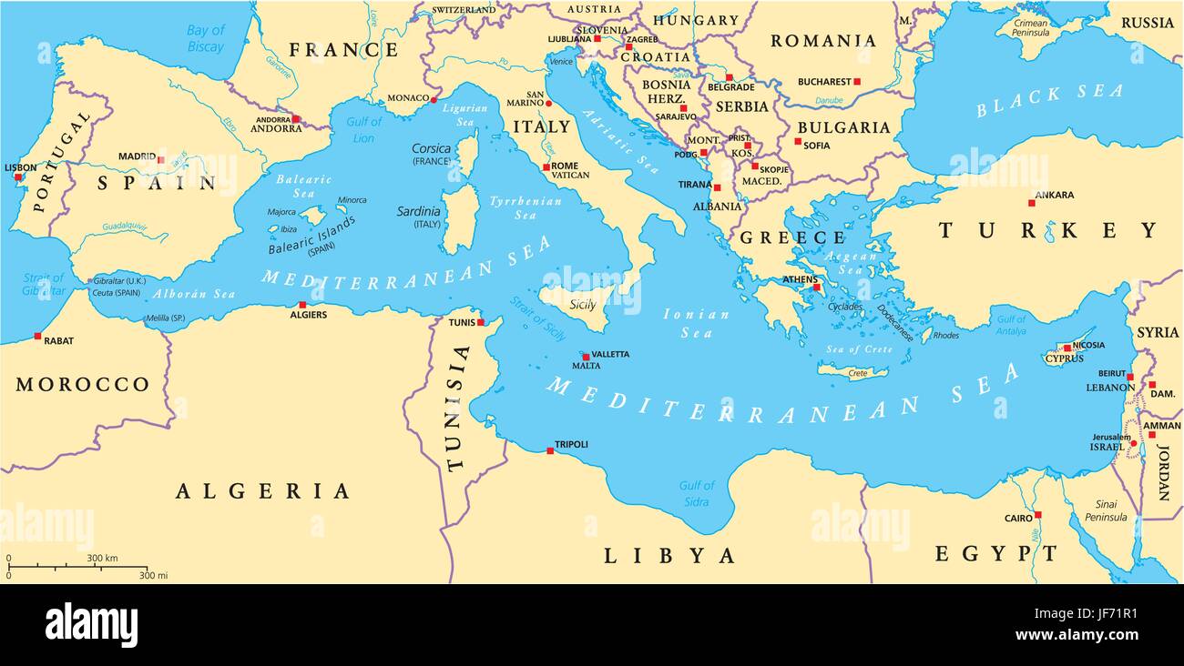 Mapa mediterraneo fotografías e imágenes de alta resolución - Alamy
