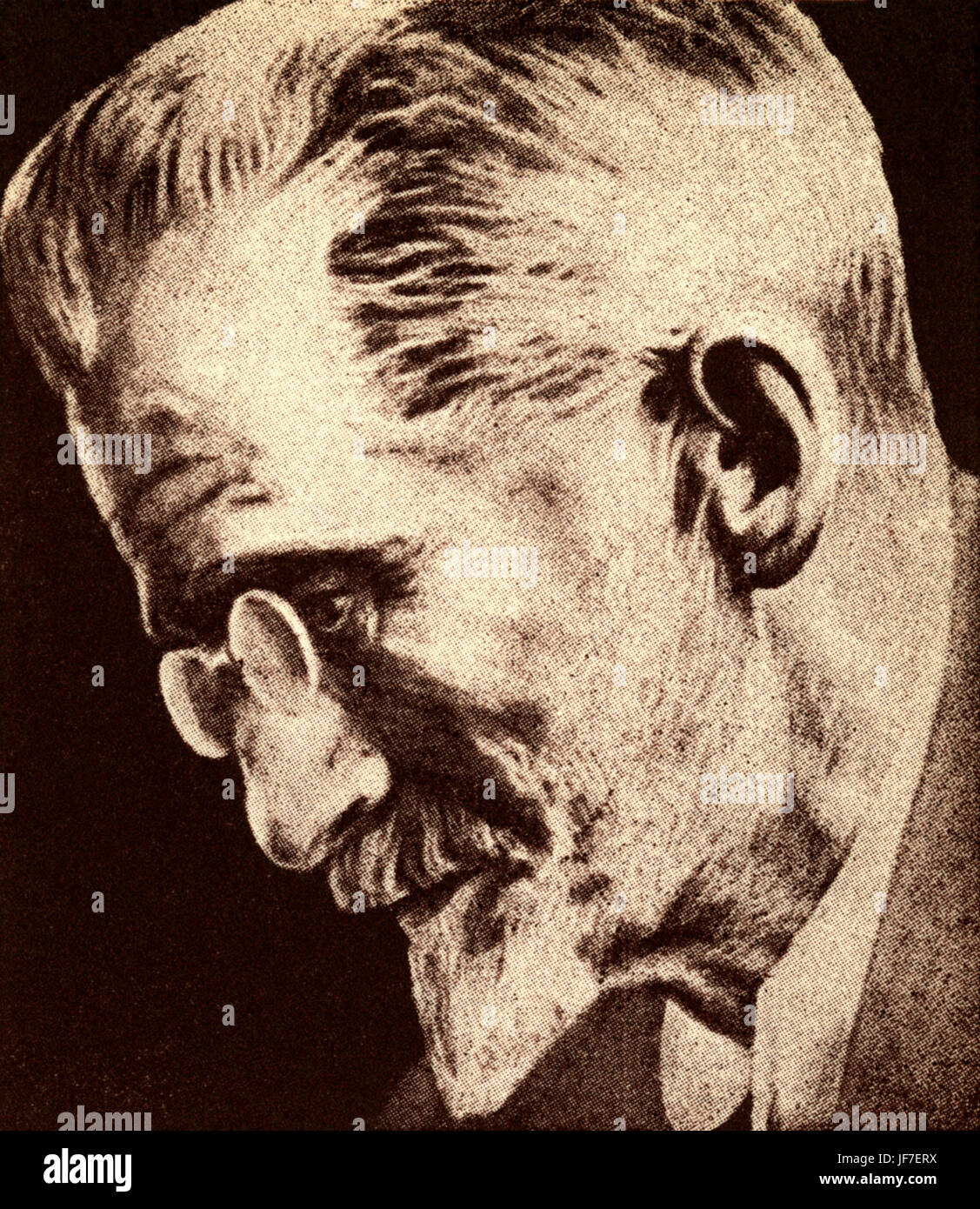 Eliezer Ben Yehuda, retrato. Figura clave en el renacimiento del hebreo