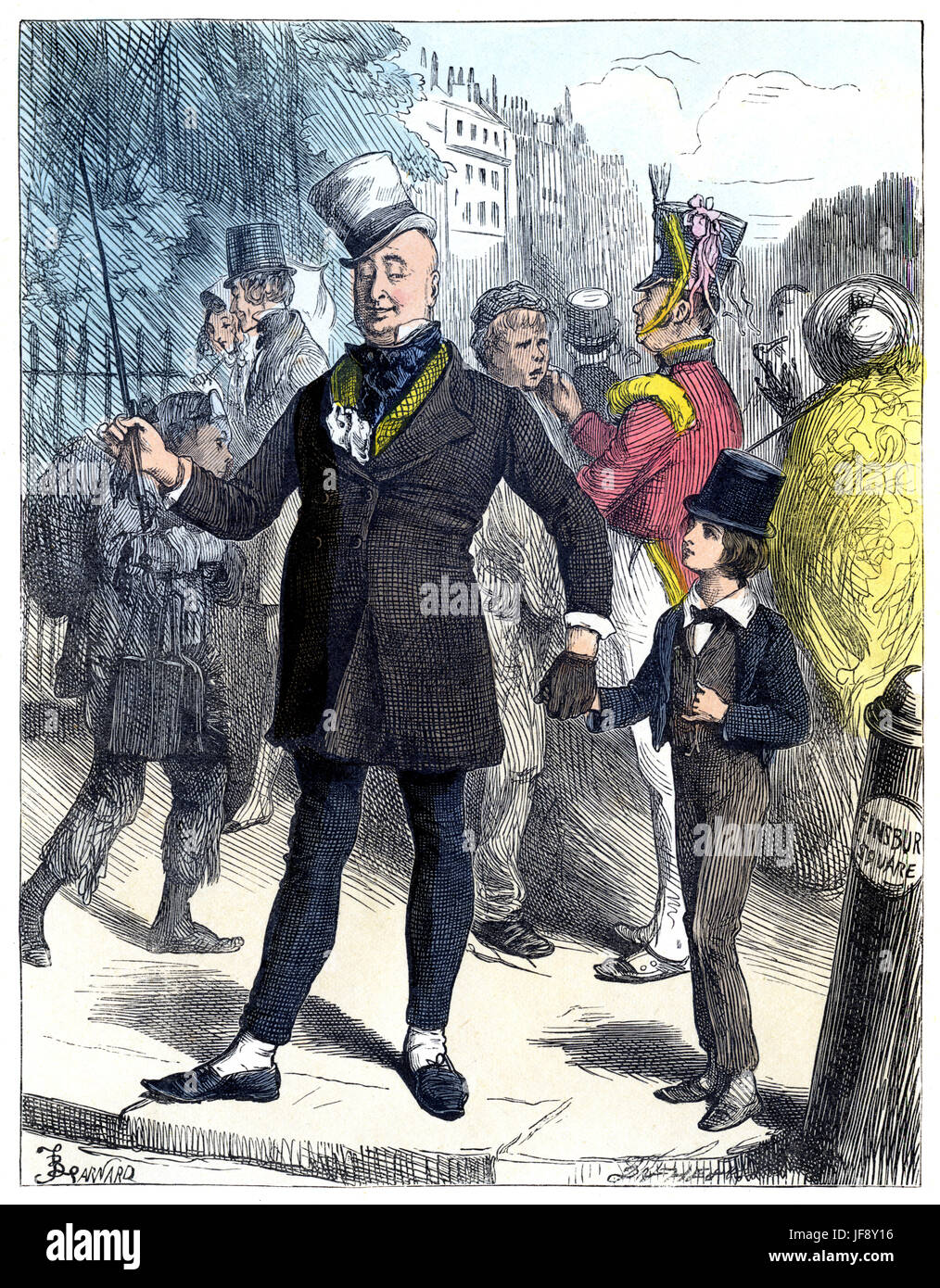 David Copperfield, novela de Charles Dickens (7 de febrero de 1812 - 9 de  junio de 1870). El Sr. Micawber y el joven David Copperfield. Ilustración  por ej. Dalziel (1817 - 1905 Fotografía de stock - Alamy