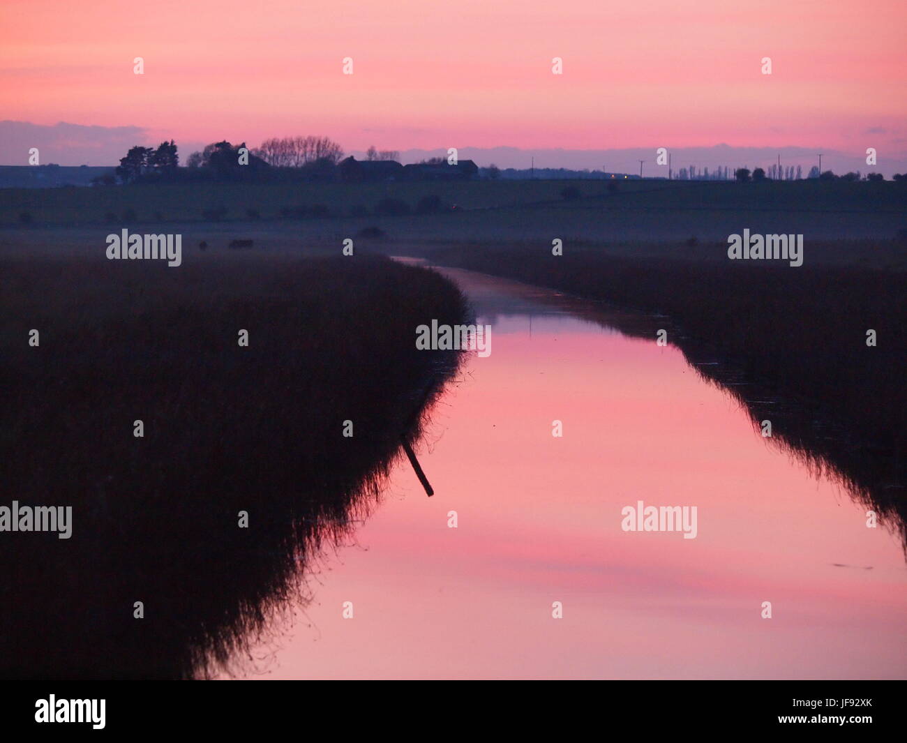 Flota de Capel en la Isla de Sheppey en Kent. Foto de stock