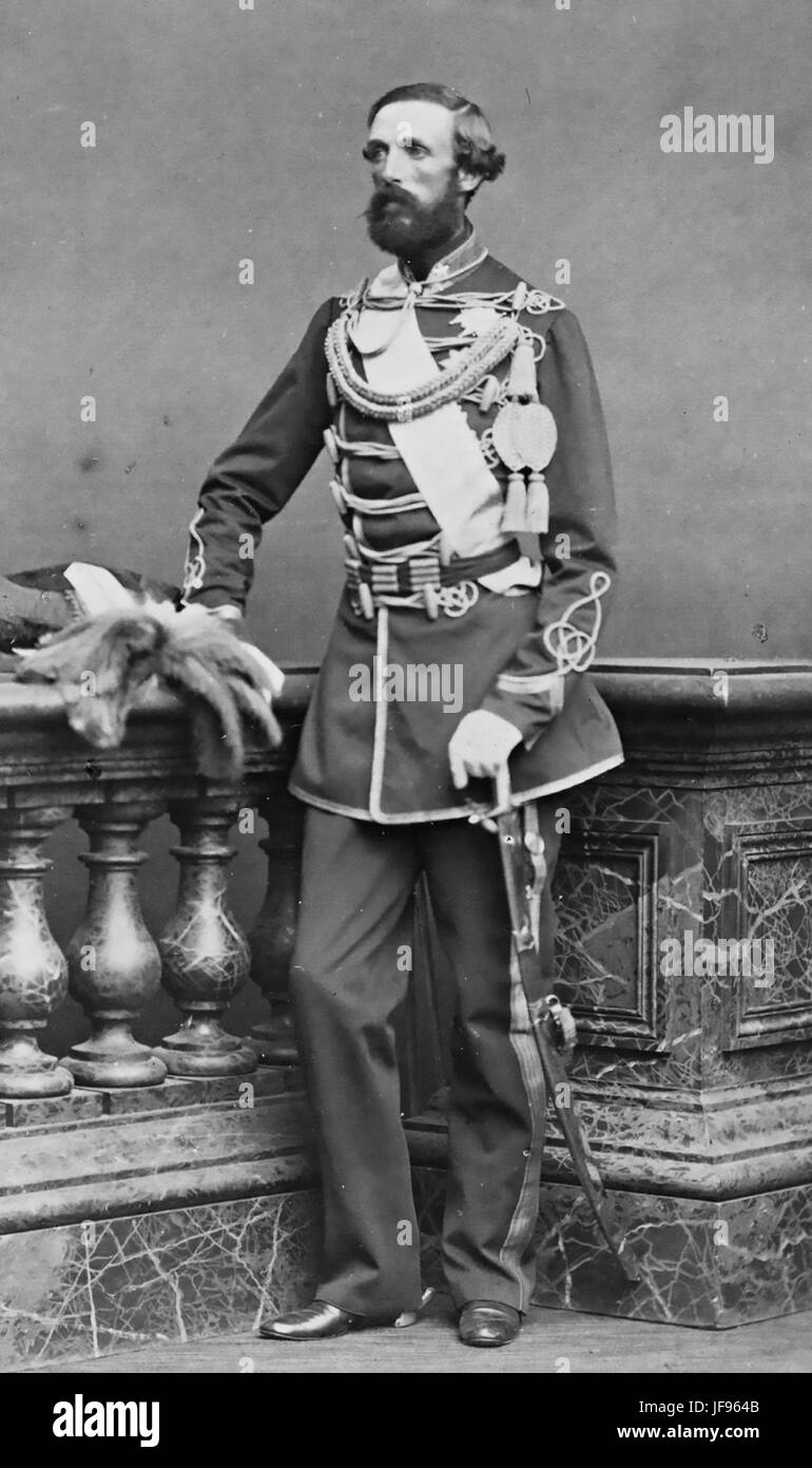 OSCAR II de Suecia (1829-1907) Foto de stock
