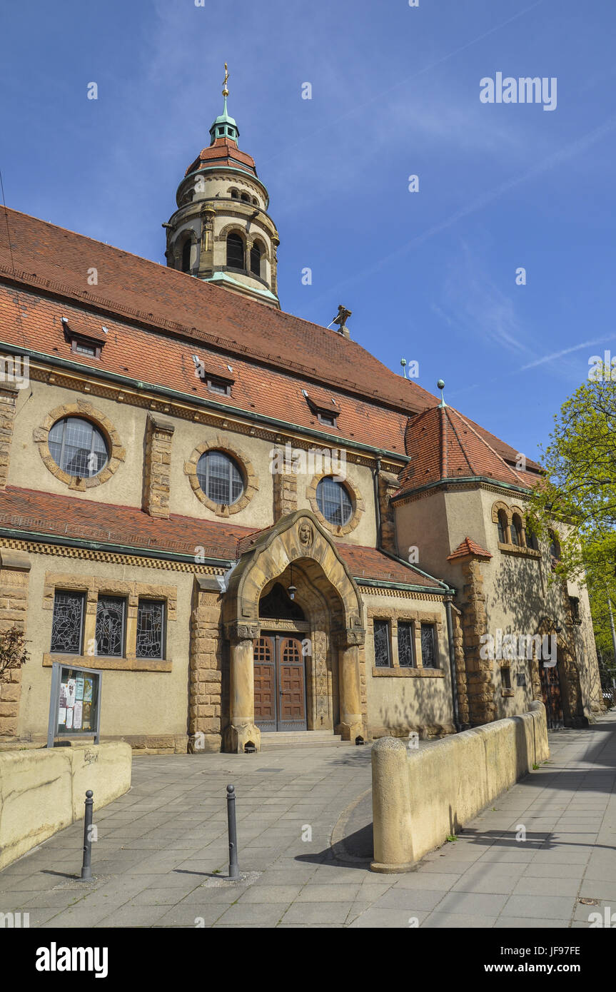 Iglesia de San Markus en Stuttgart, Alemania Foto de stock