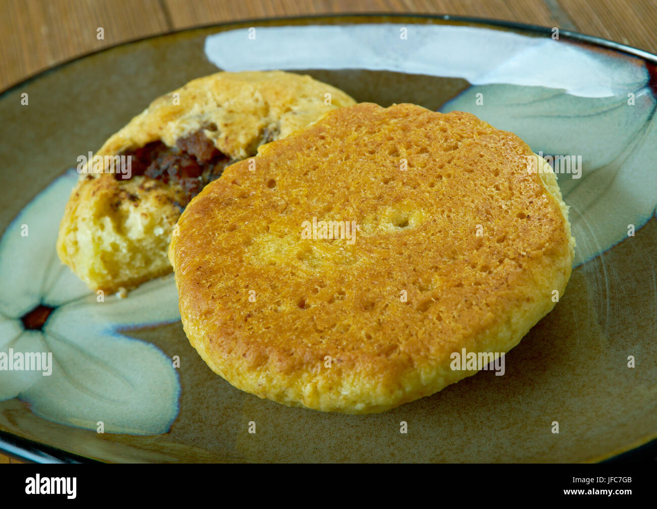 Carne de Cerdo pupusas salvadoreñas Foto de stock