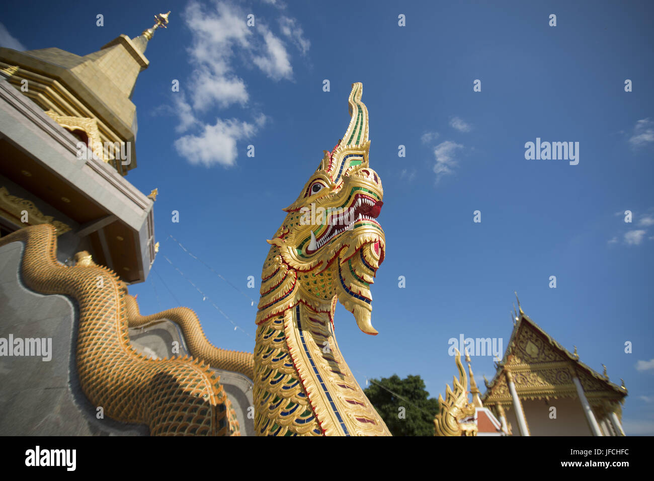 Tailandia UDON THANI WAT PHOTHISOMPHON ISAN Foto de stock