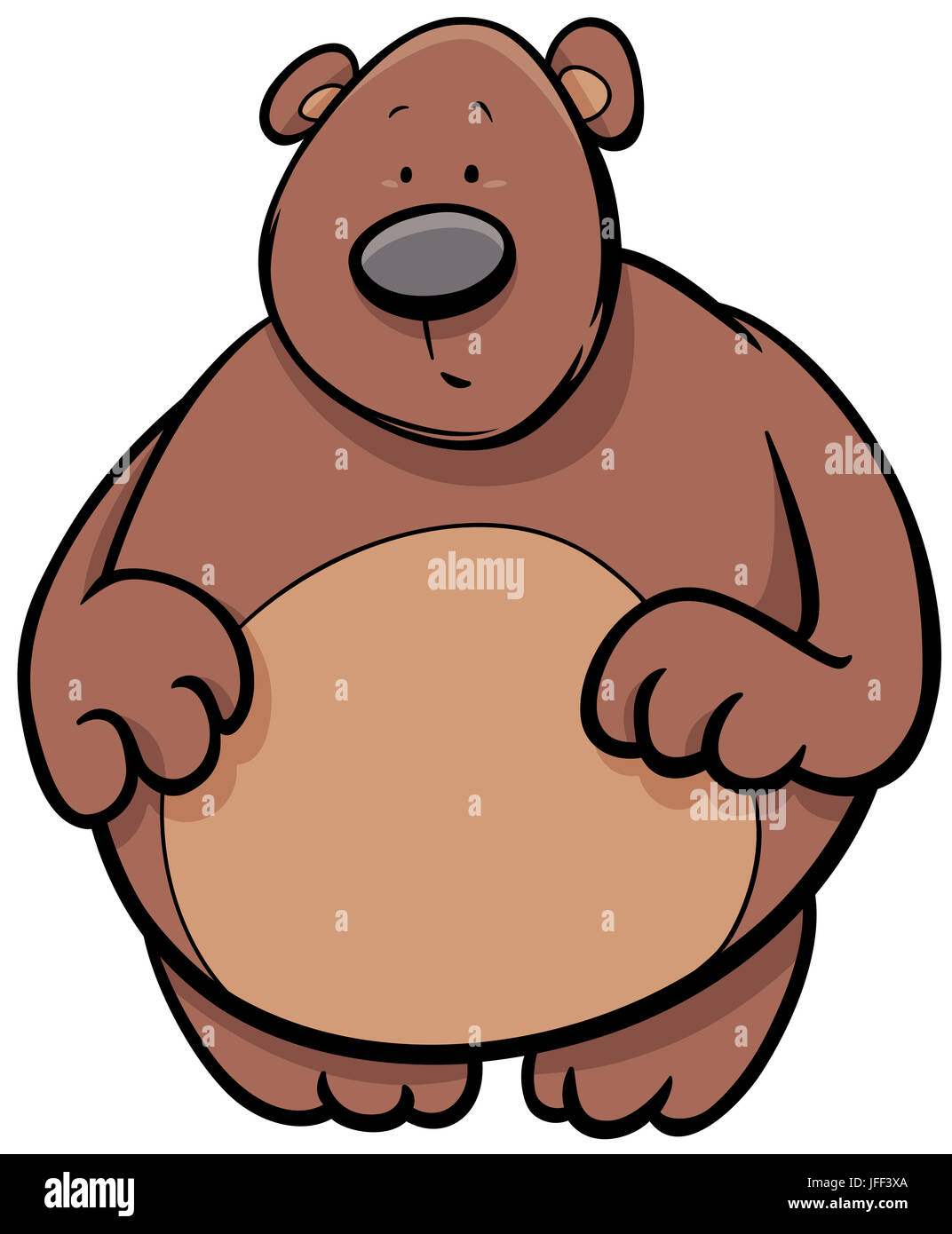 Personaje De Dibujos Animados De Animales Oso Foto Imagen De