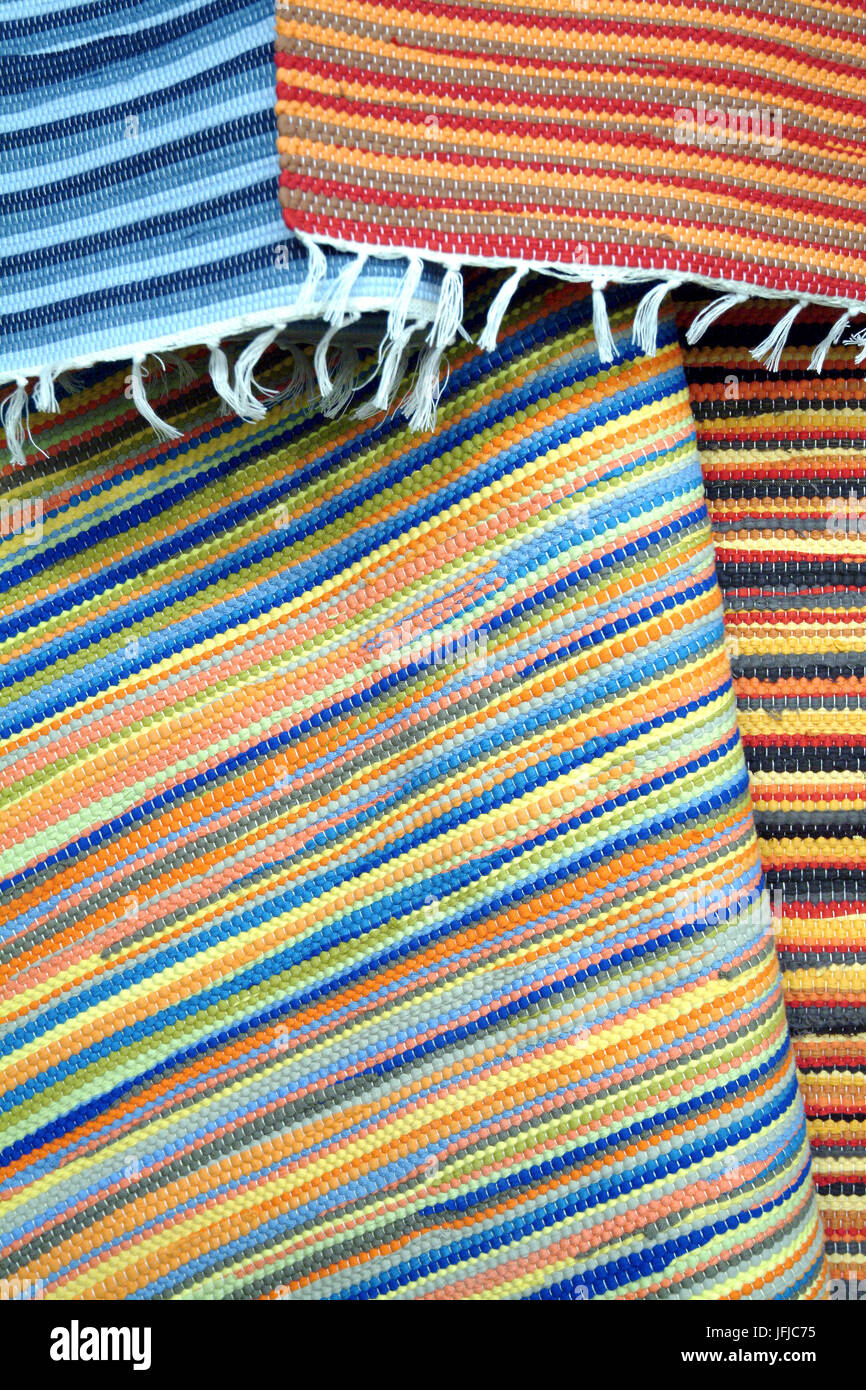 Collage de patchwork alfombras de Valtellina, Lombardía Italia Europa Foto de stock
