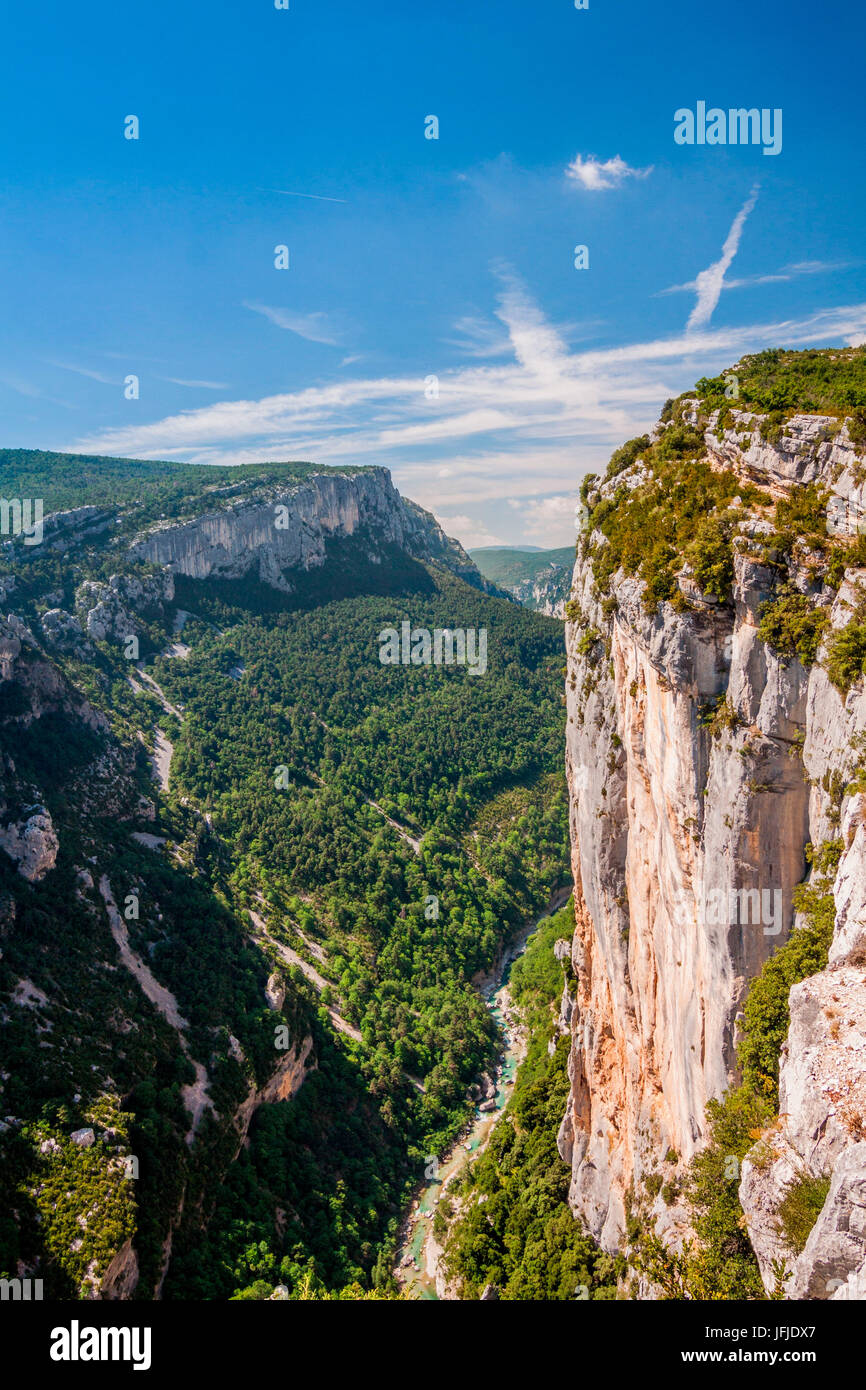 Gorges du Verdon, Provence-Alpes-Côte d'Azur, Francia Foto de stock