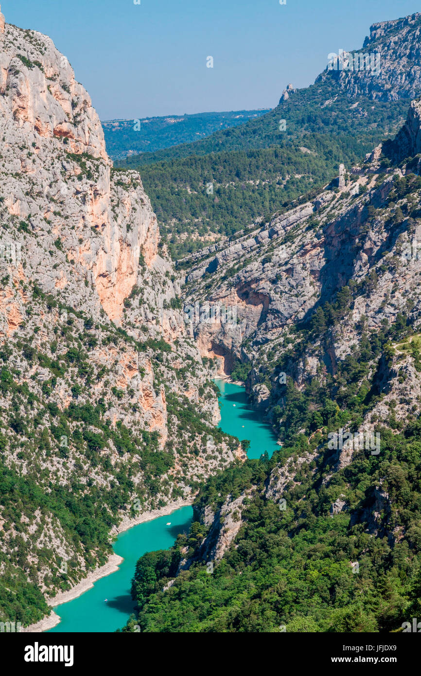 Gorges du Verdon, Provence-Alpes-Côte d'Azur, Francia Foto de stock