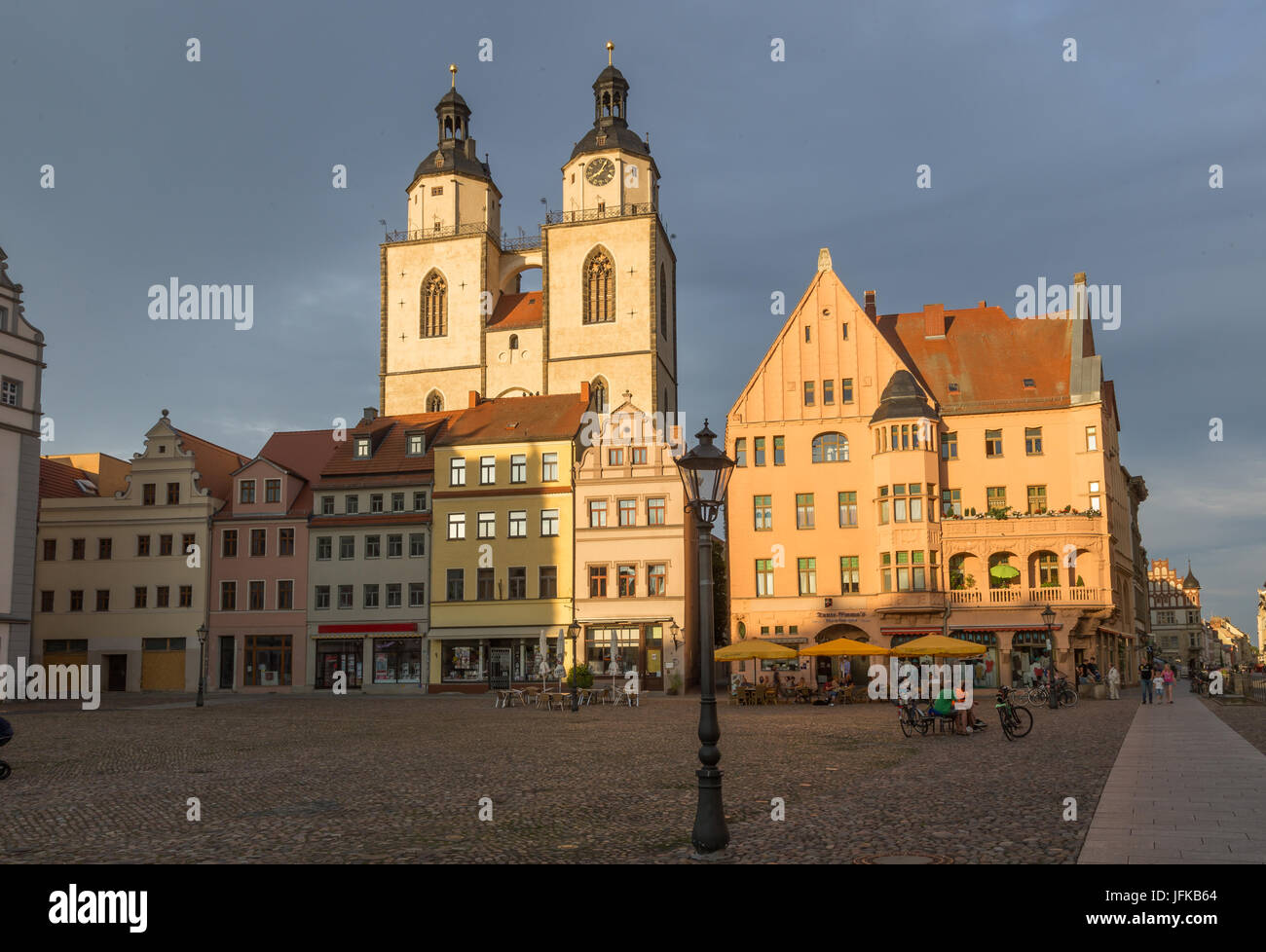 Wittenberg con linterna cuadrada Foto de stock